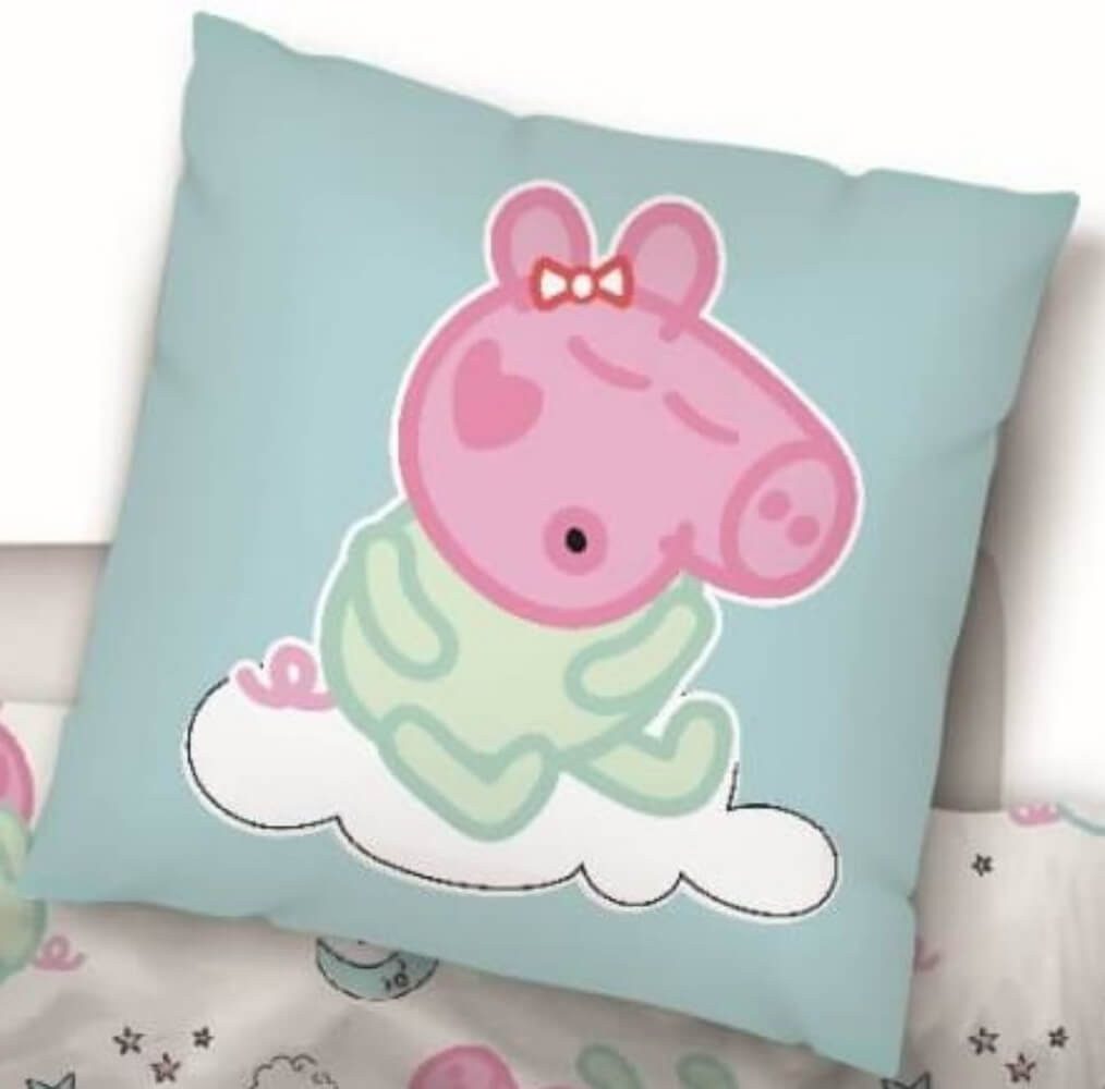 SkyBrands Bettwäsche Peppa Pig Wutz - Wende-Bettwäsche-Set, 135x200 & 80x80 günstig online kaufen