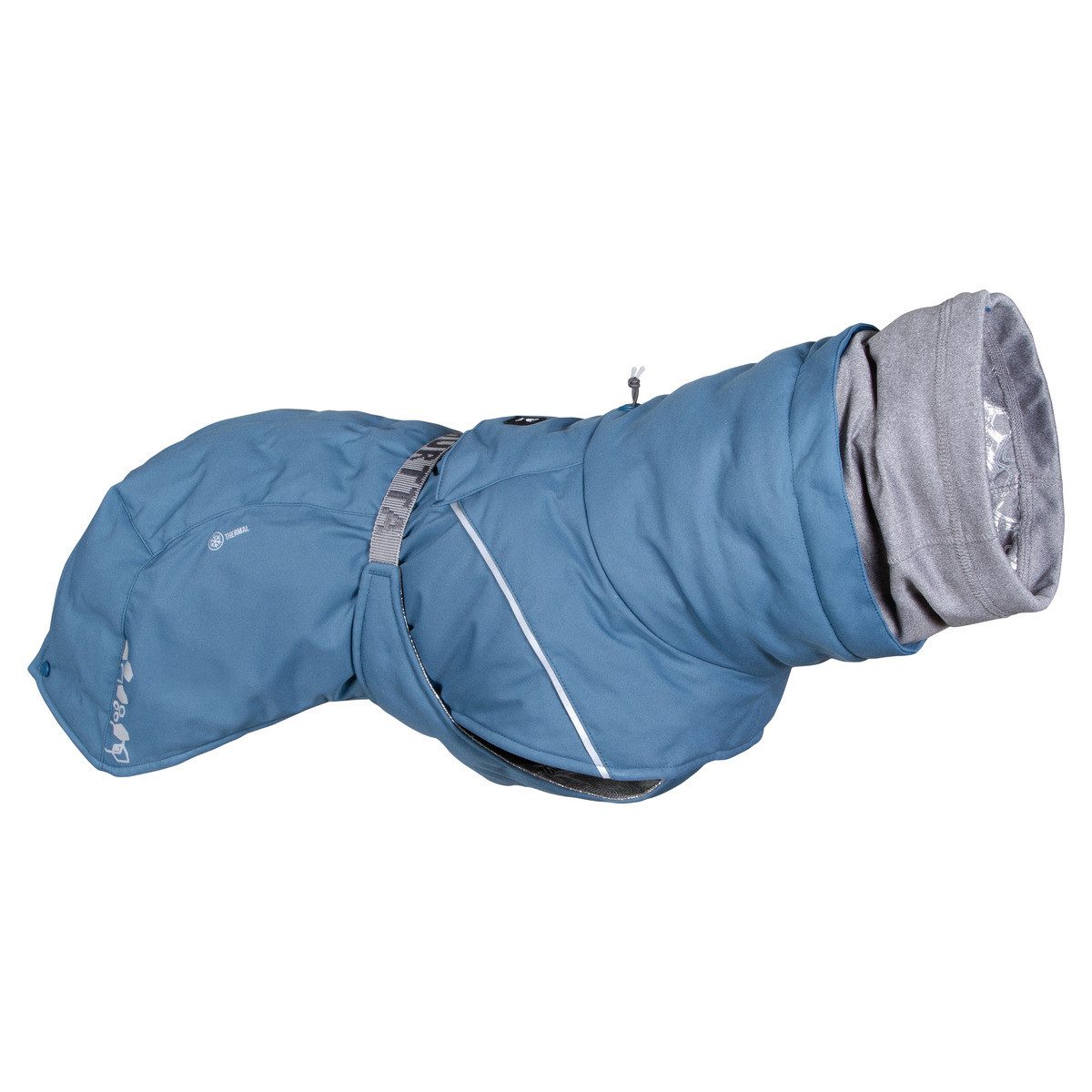 HURTTA Hundemantel Extreme warmer III ECO (Wärmejacke) bilberry (jeansblau)