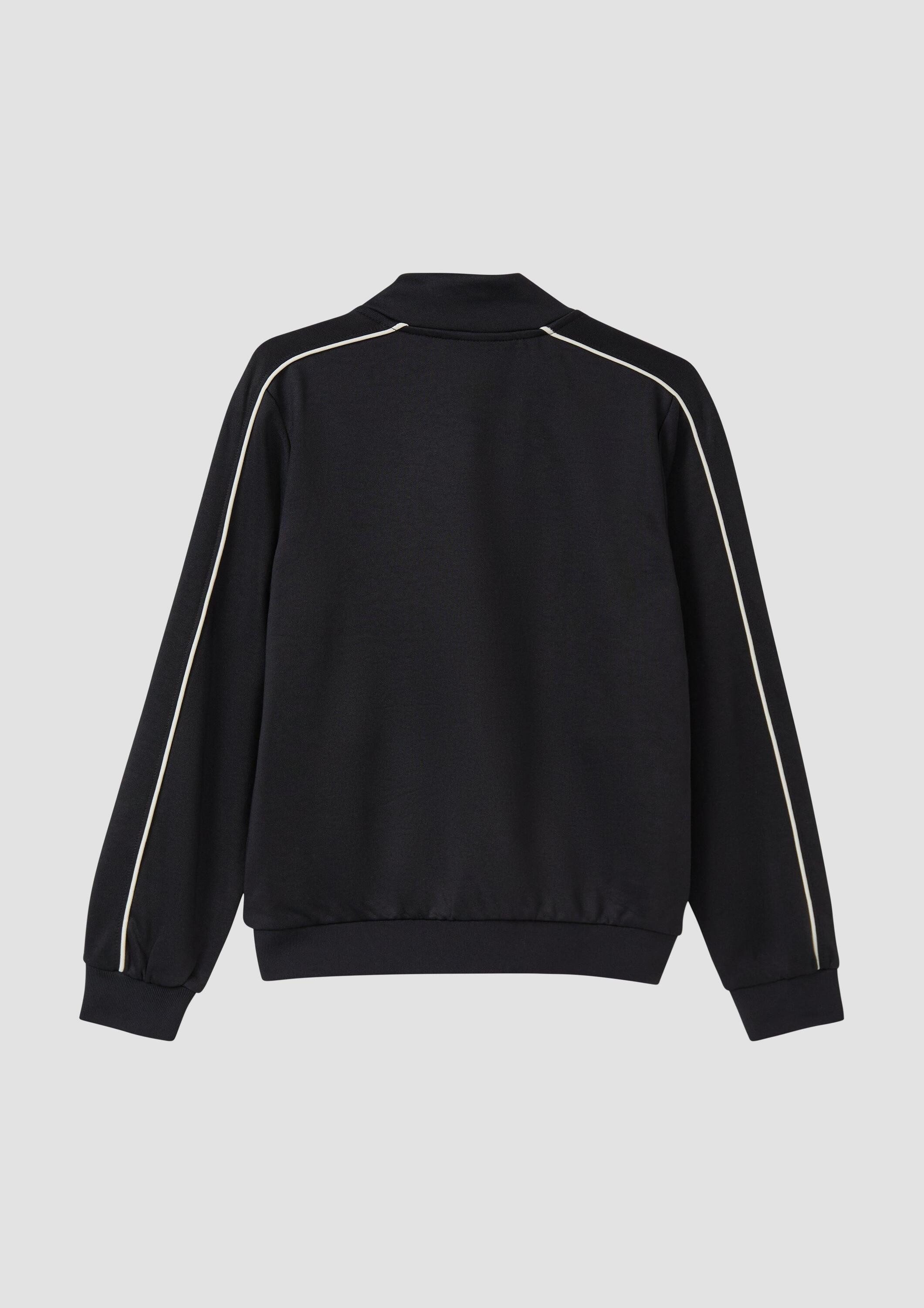 s.Oliver Sweatjacke Sweatshirt Jacke Leichte Jacke aus sportiver Sweatware