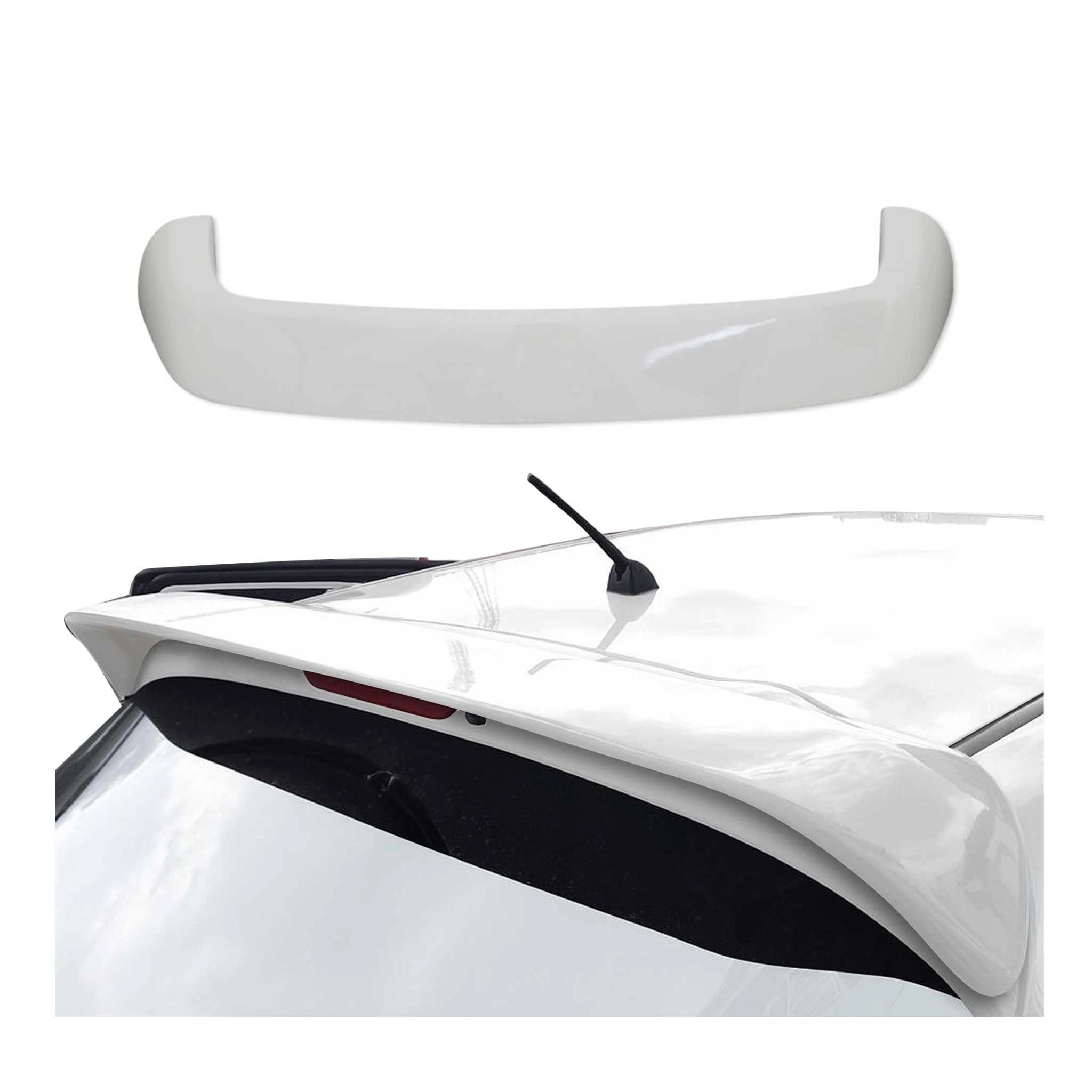 OMAC Heckstoßstange Heckspoiler Dachspoiler für Nissan Juke 2011-2019 ABS Lackiert Weiß, 1-St.