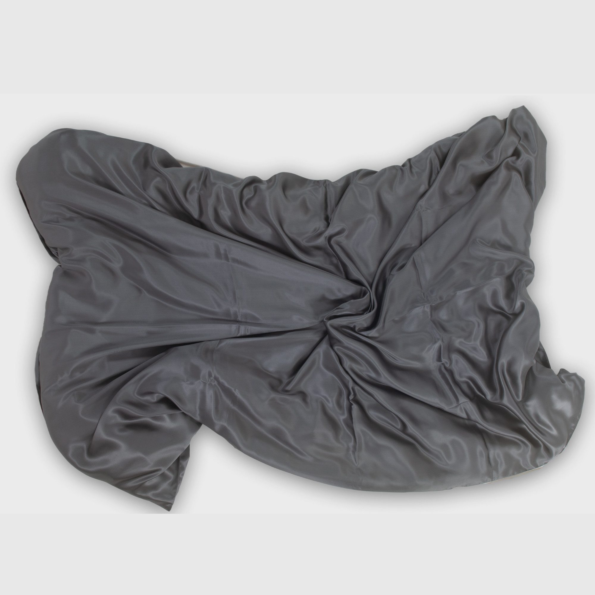 Bettbezug Seiden-Bettbezug aus Maulbeerseide, Anthracite / Grey, orignee