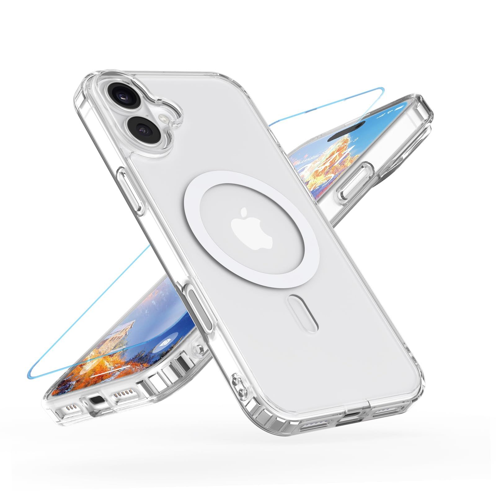 Onestyle Handyhülle Onestyle Magnetische iPhone 16 Hülle (MagSafe-kompatibel), für iPhone 16