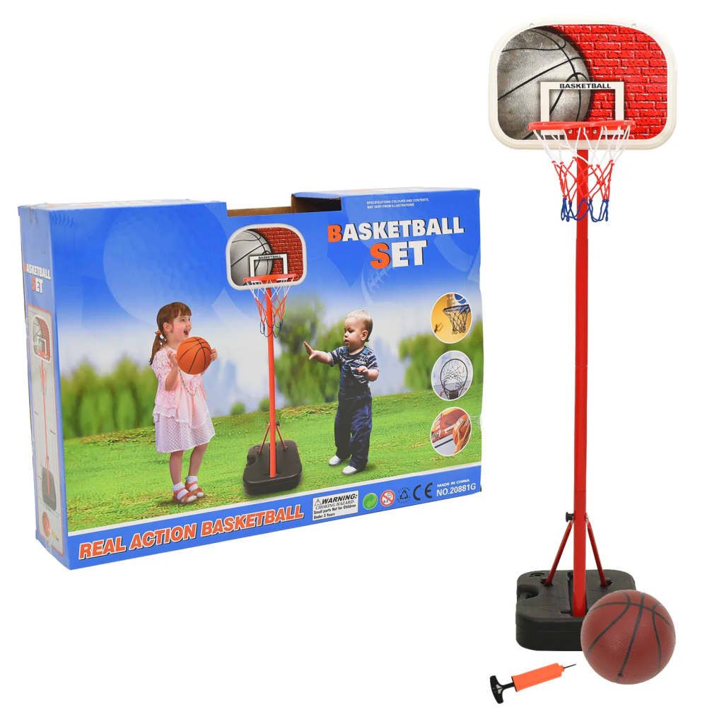 Basketballkorb Tragbares Basketball Spielset Verstellbar 138,5-166 cm