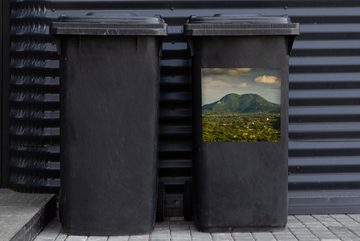 MuchoWow Wandsticker Korfu - Griechenland - Berg (1 St), Mülleimer-aufkleber, Mülltonne, Sticker, Container, Abfalbehälter