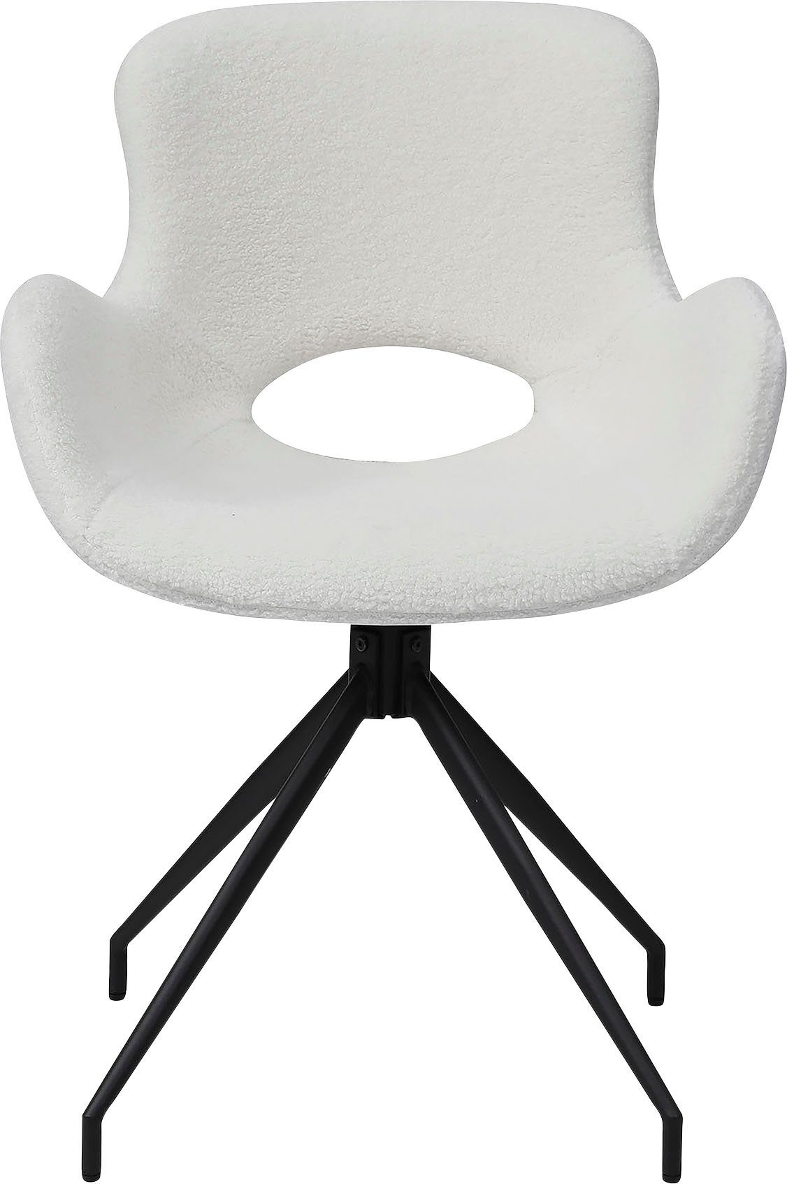 unter Weiß Weiß/Schwarz Esszimmerstuhl, mit Rücken Drehplatte der 180° Sitzfläche, SalesFever | Cut-Out