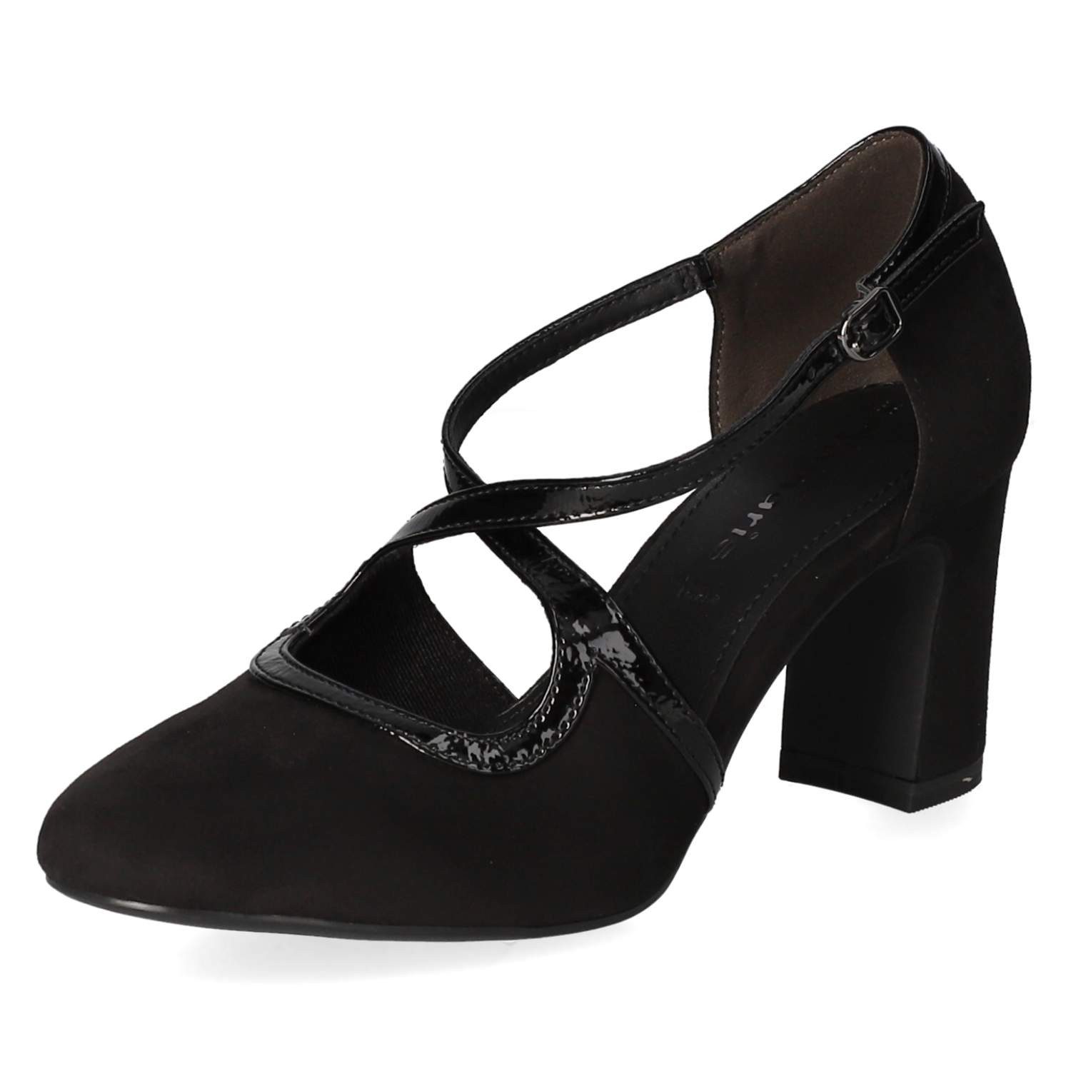 Tamaris Tamaris 1-22454-47-001 Damen Textil & Synthetik black Keilpumps