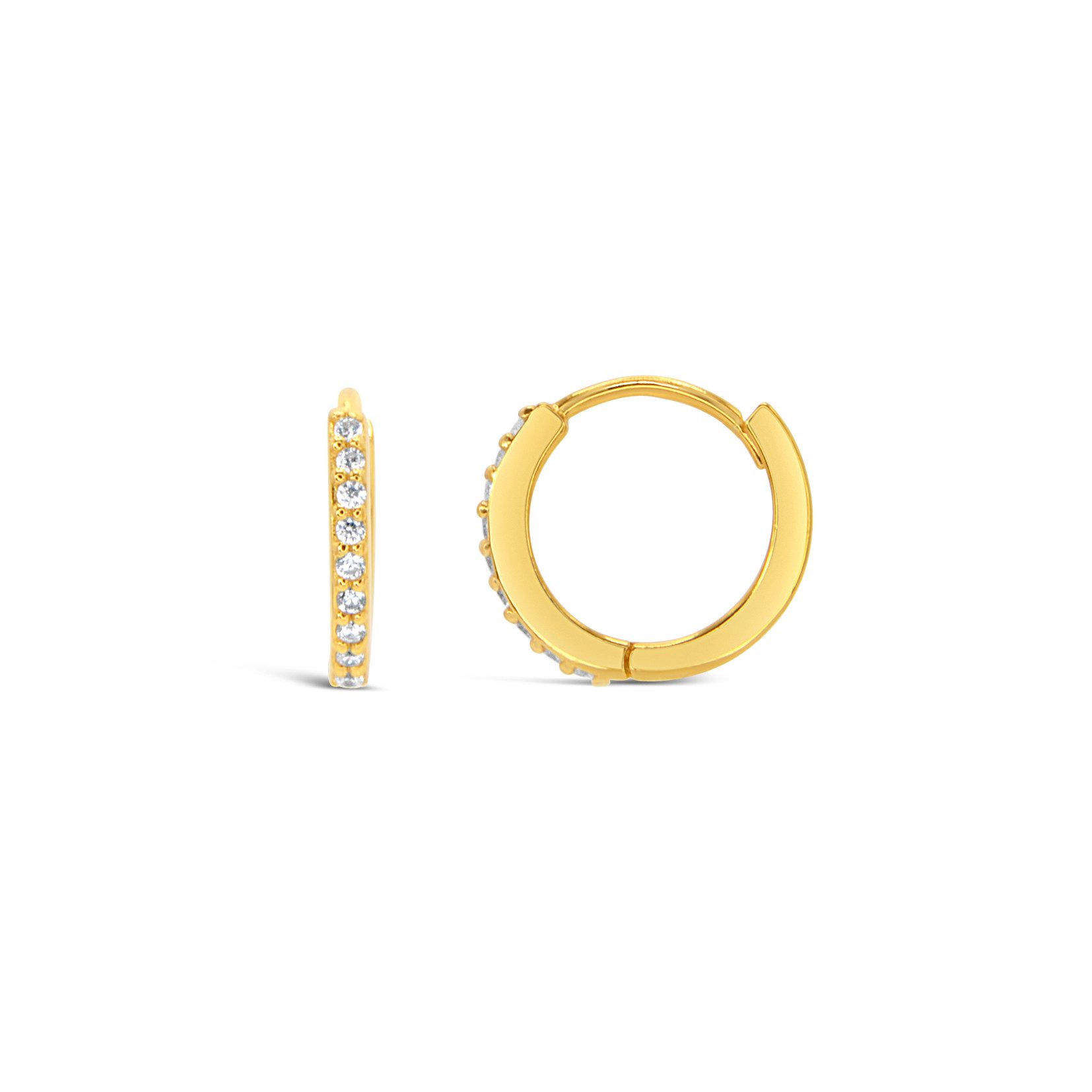 Ars-Argenti Paar Creolen Ohrringe Damen echt 925 Sterling Silber - 18K verg günstig online kaufen