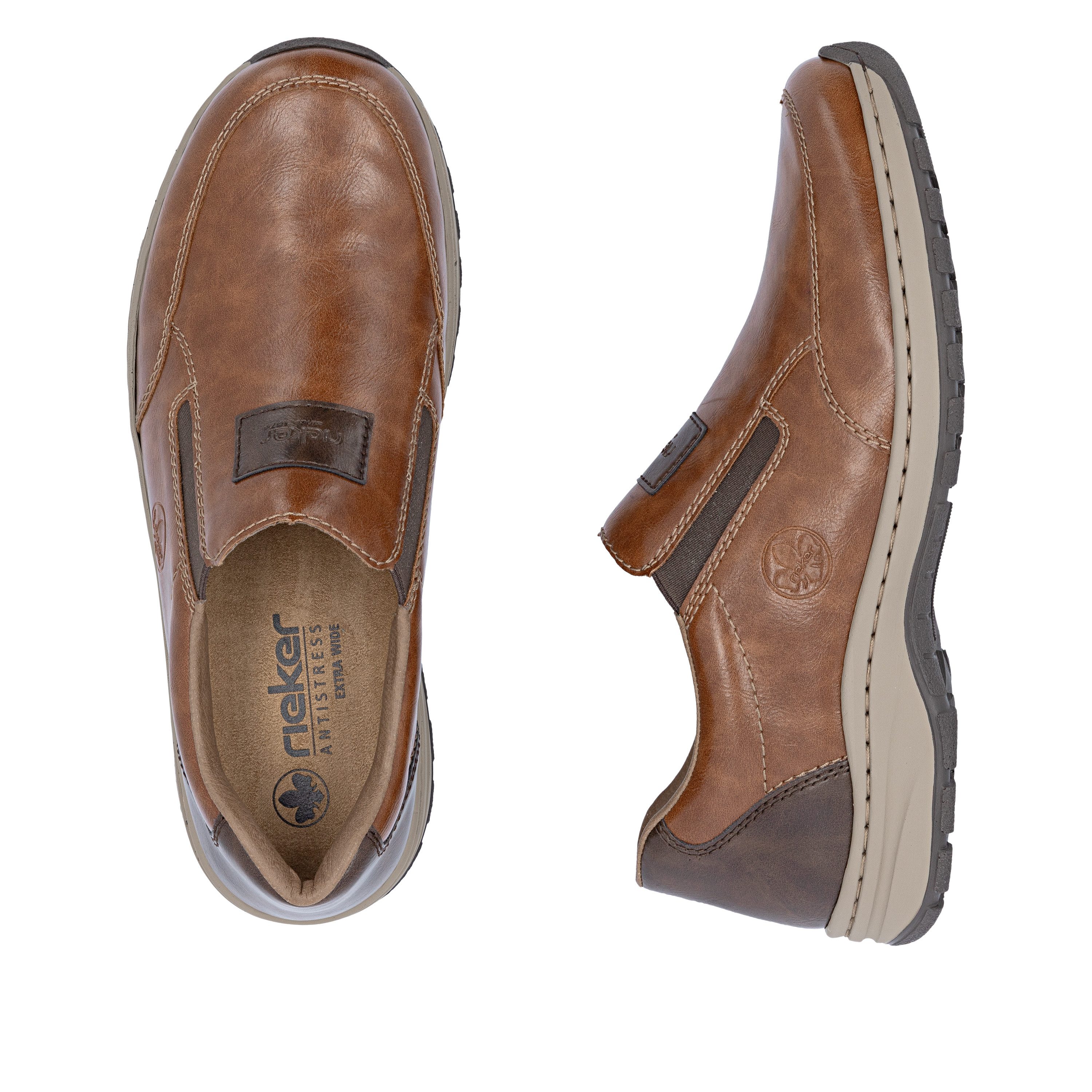 Rieker Slipper Schlupfschuh, Halbschuh, Freizeitschuh in bequemer Weite G (weit)