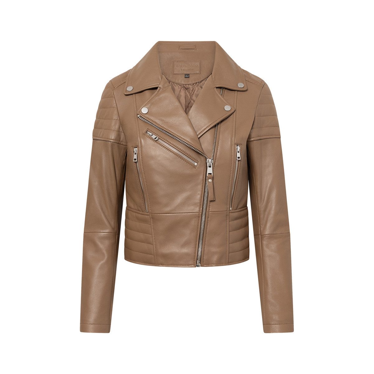 Bolongaro Trevor Lederjacke Jasmine Biker Damen Bomberjacke, Freizeitjacke, Blazer, Pufferjacke, Übergangsjacke