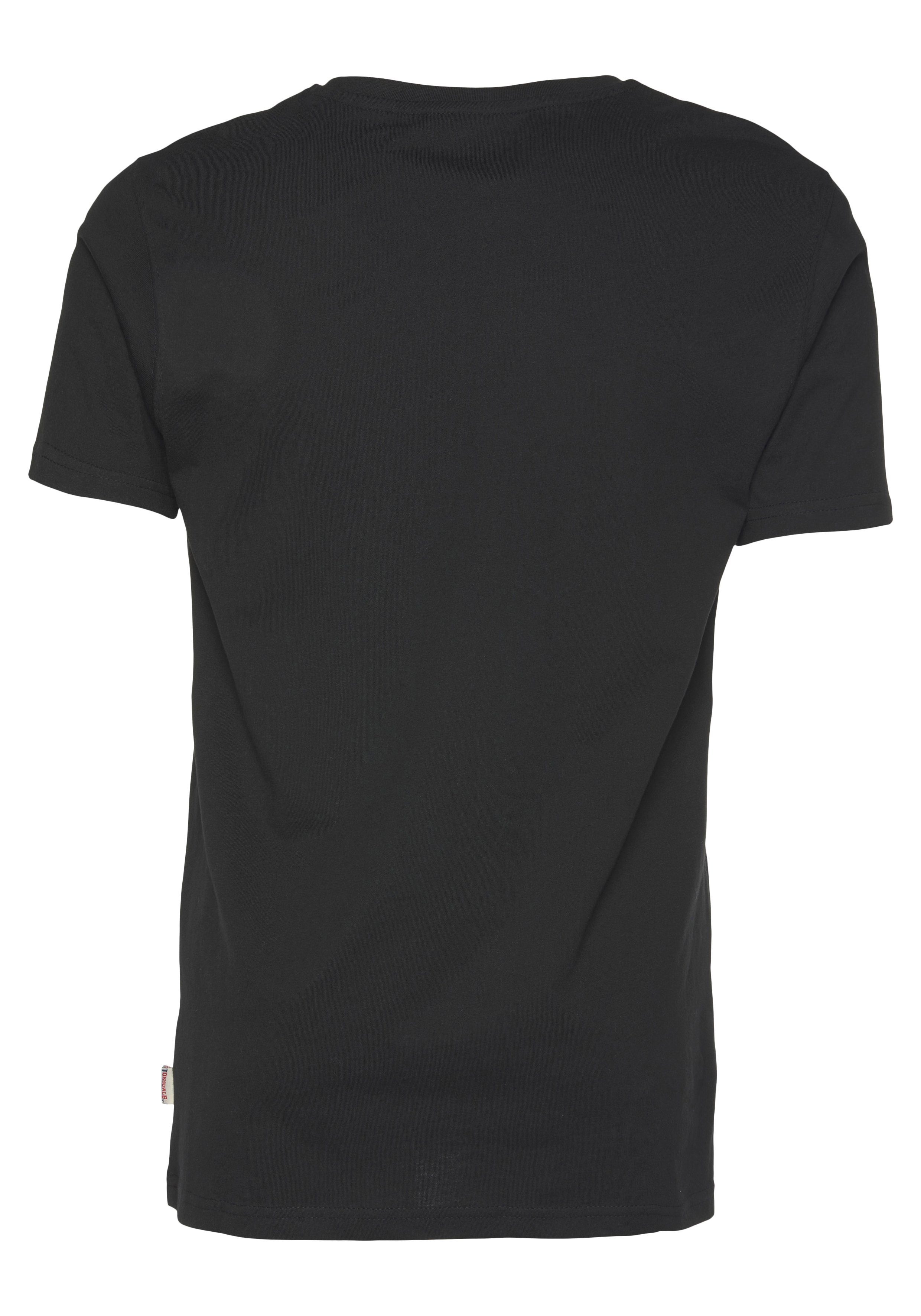 Lonsdale PAPIGOE T-Shirt Black/Grey