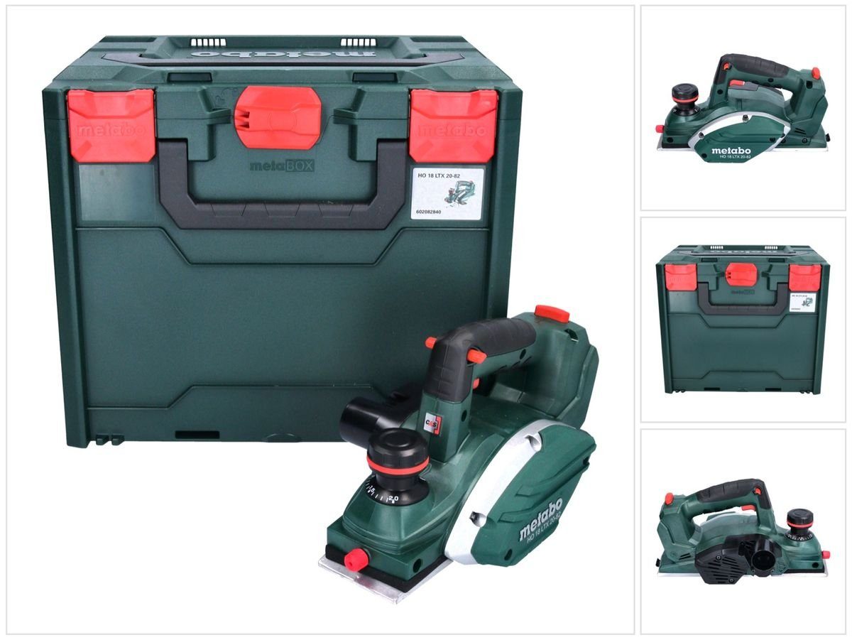 metabo Elektrohobel HO 18 LTX 20-82 Akku Ломтерезки 18 V 82 mm Solo + metaBOX (602082840) -