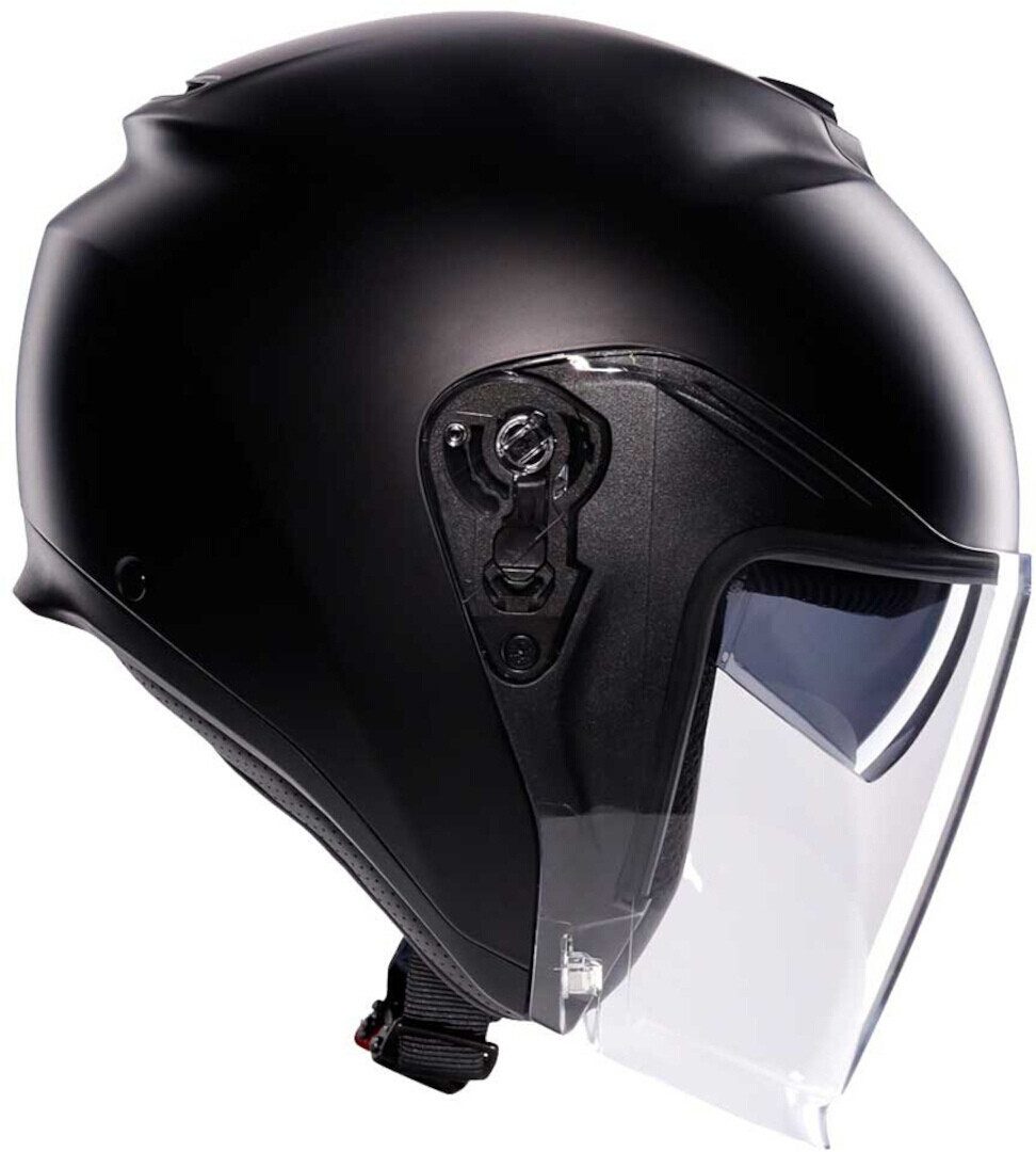 AGV Motorradhelm Irides Mono Logo Jethelm, vorbereitet für Kommunikationssystem,integriertes Sonnenvisier