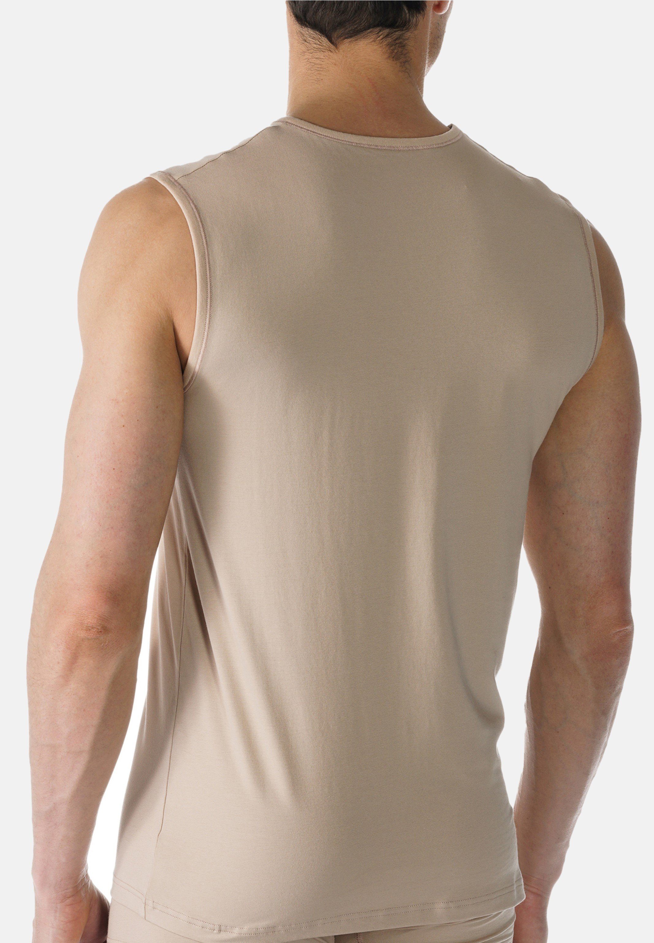 Mey Unterhemd Unterhemd (1-St) Tanktop Baumwolle - / Cotton - Light-Beige Dry Thermoregulierend