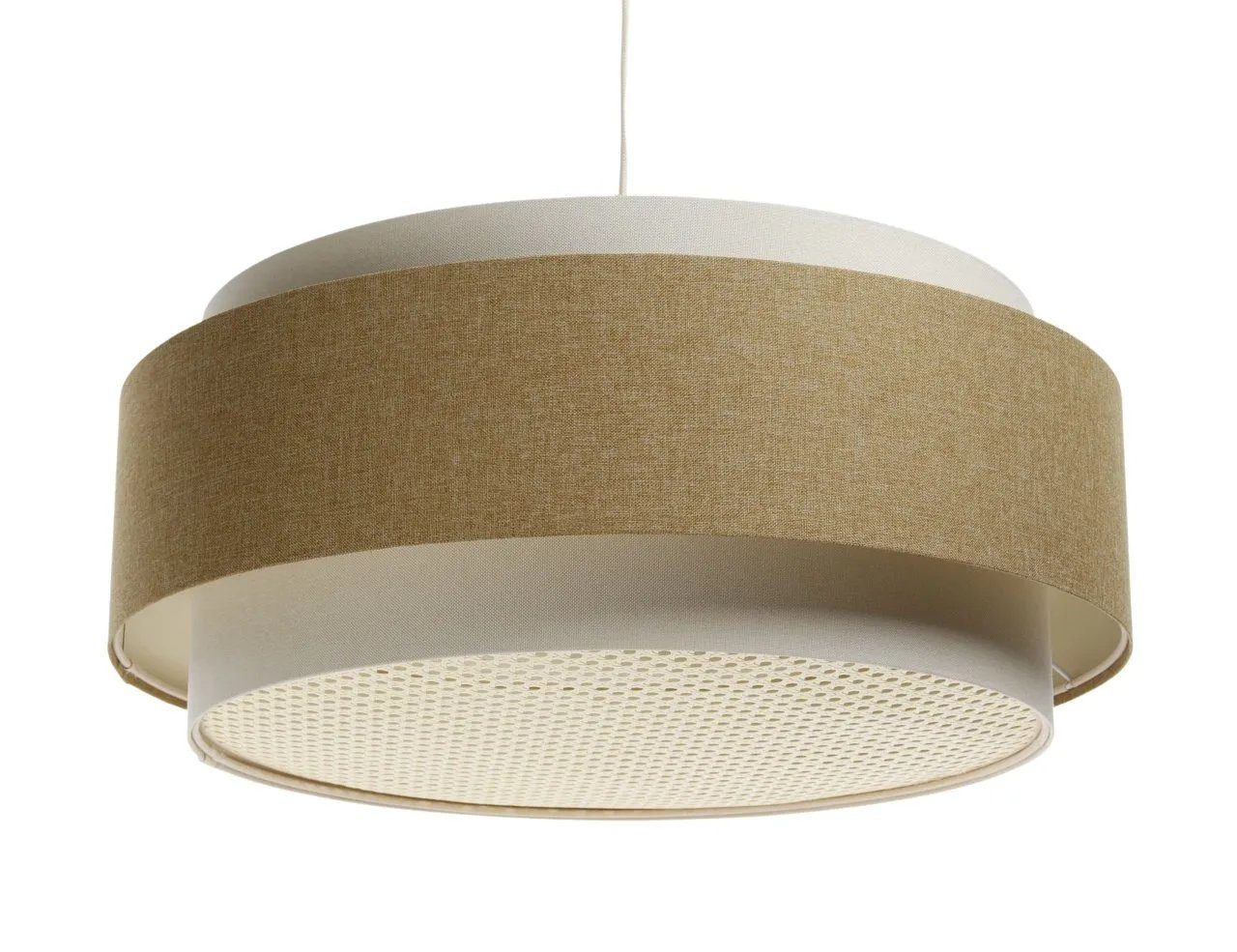 Leuchtmittel Koncept ohne Hängeleuchte Doblo Vintage-Creme,Beige-Braun,Vintage-Creme BPS Vintage Rattan Elegant,