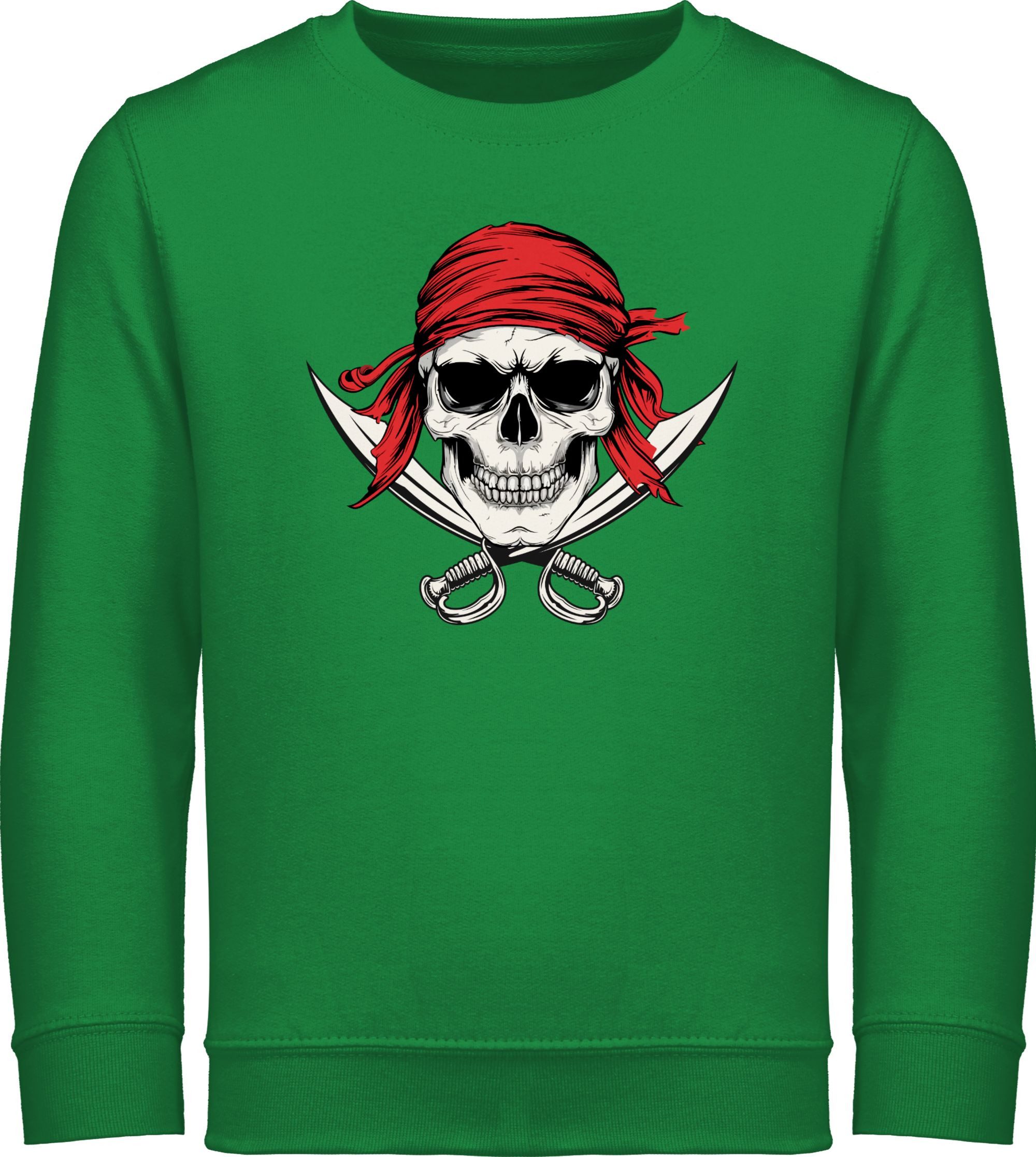 Sweatshirt Böser Pirat, Piraten Totenkopf, Pirates, Seeräuber, Freibeuter