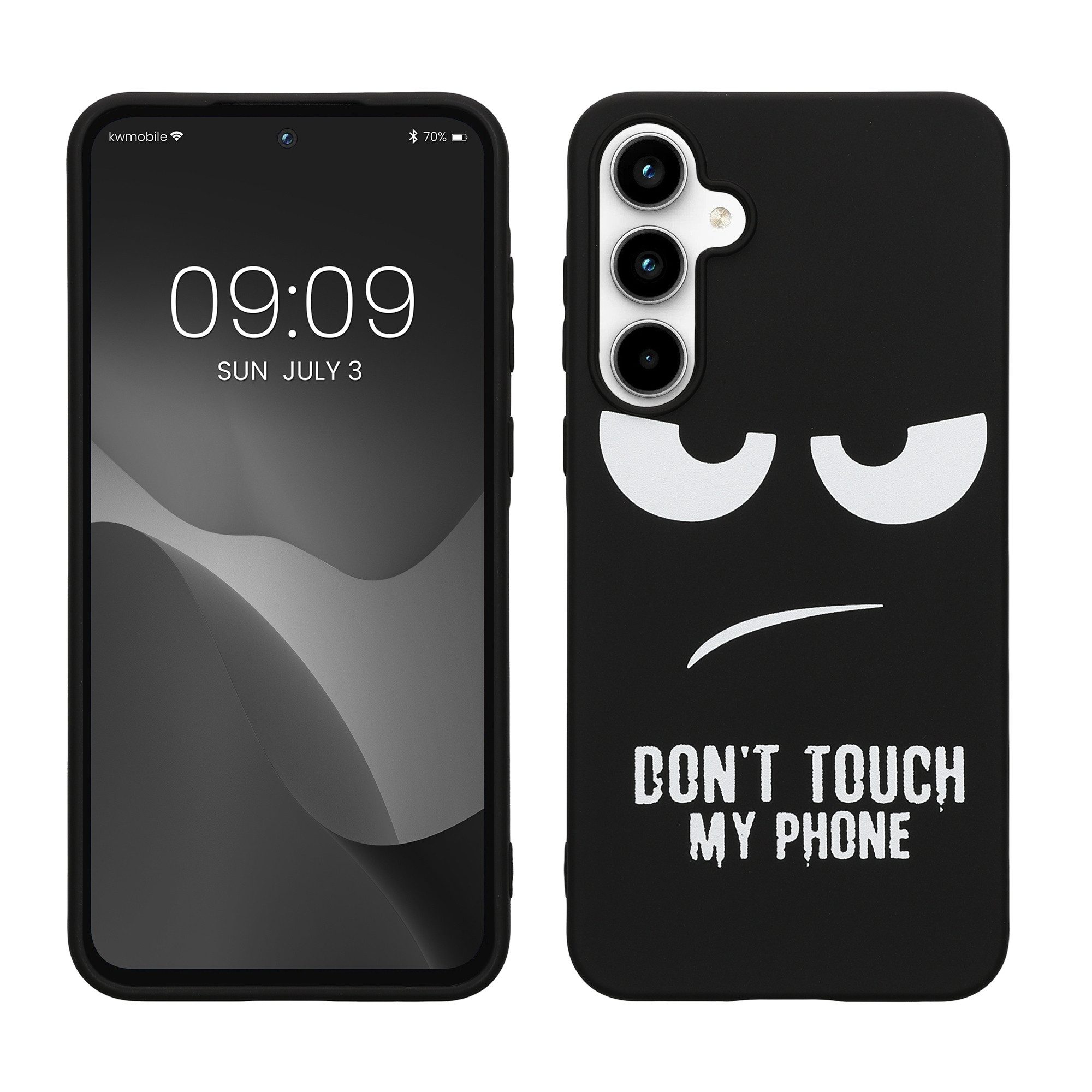 kwmobile Handyhülle Hülle für Samsung Galaxy A55 5G, Handyhülle Silikon Case