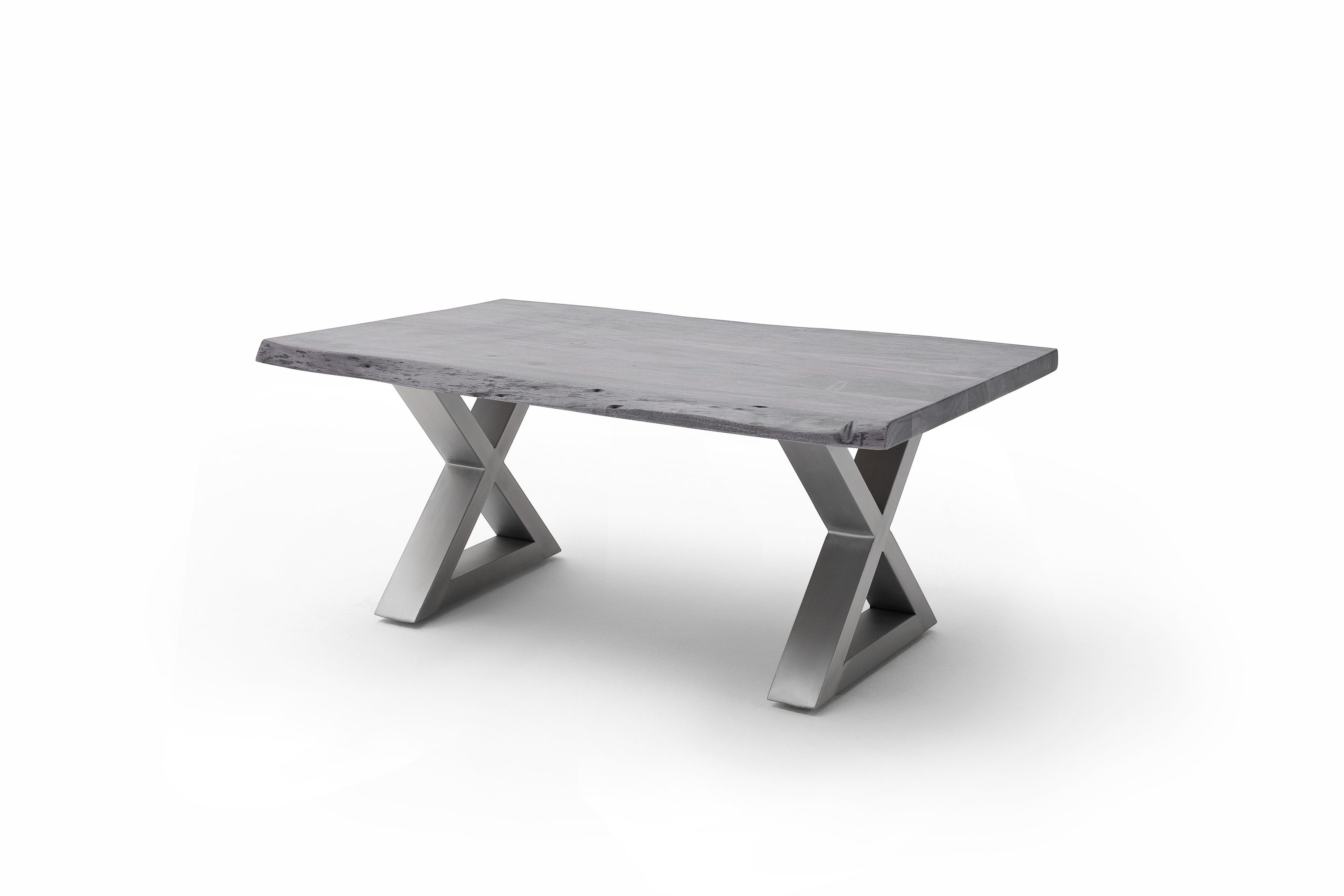 freiraum Couchtisch CARTAGENA, in Akazie grau, massiv lackiert - 110x45x70cm (BxHxT)