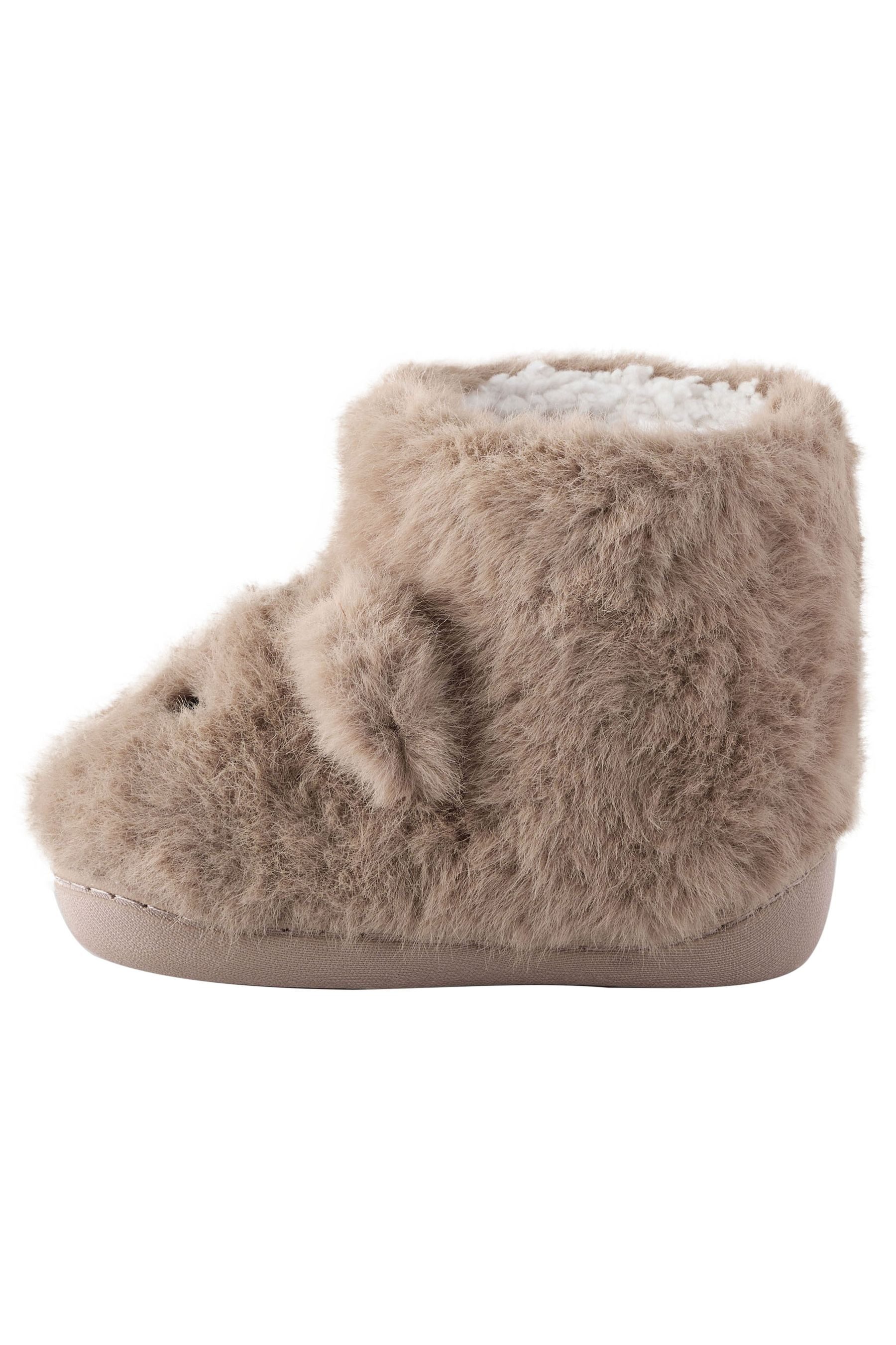 Next Hausstiefel mit warmem Futter, Bär Hausschuh