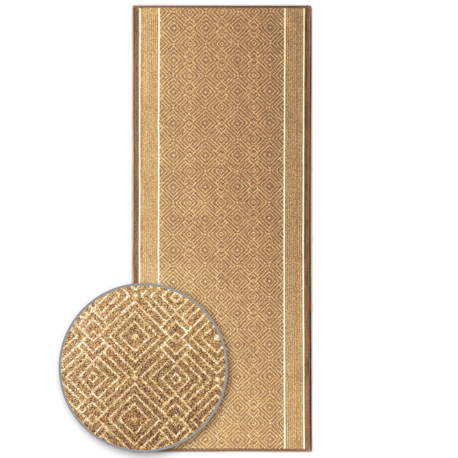 Karat Teppich Läufer Olymp, Modernes Rauten-Design, günstig online kaufen