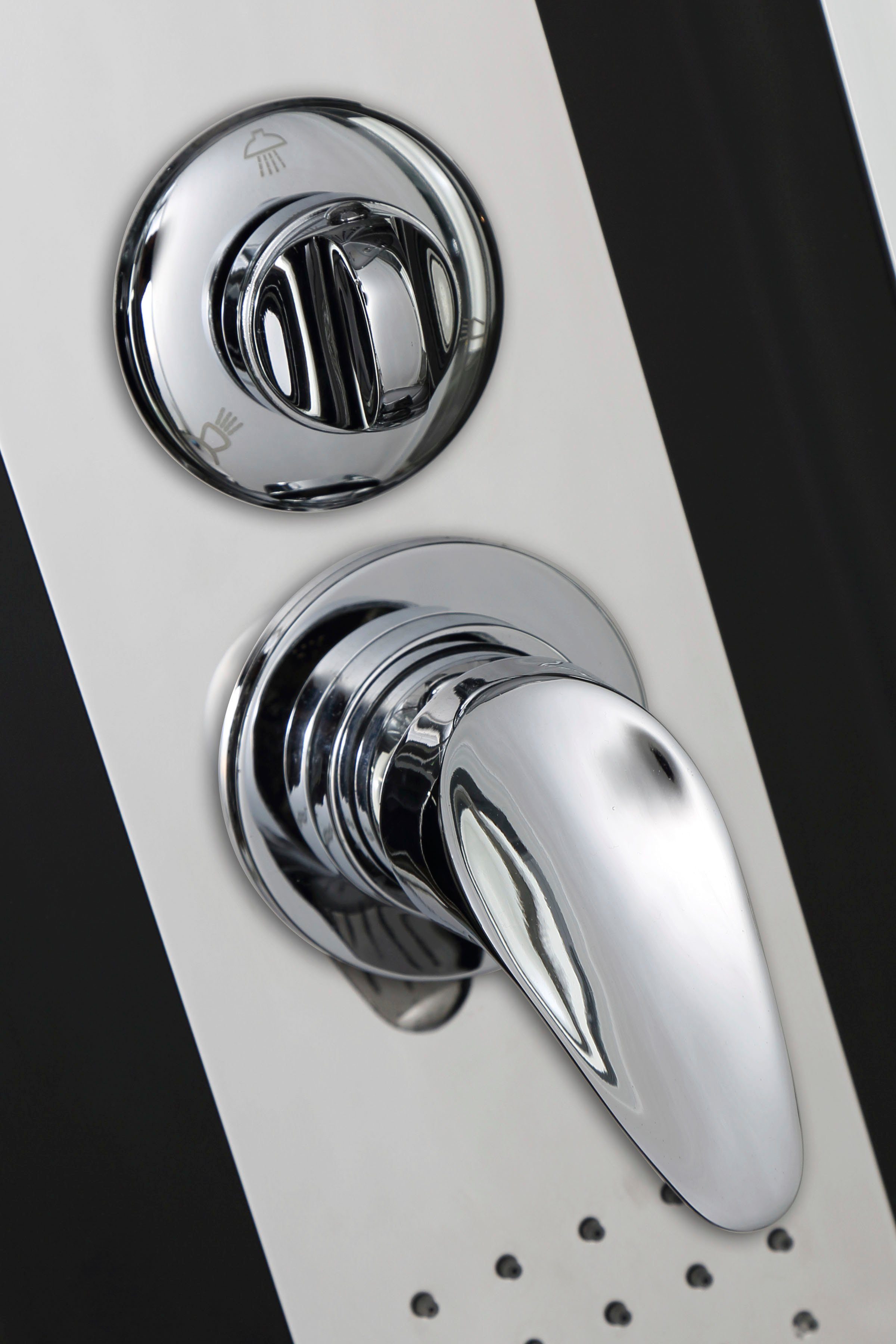 Sanotechnik Trend 3 complete shower unit, WxD: 120x80 cm, safety glass, 1-piece, with lighting