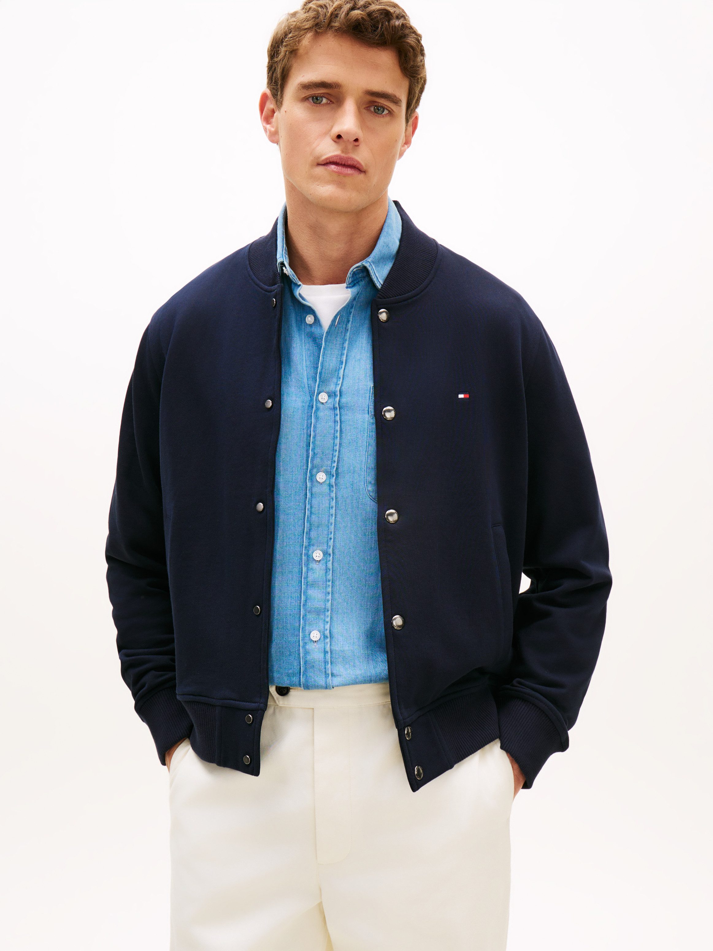 Tommy Hilfiger Bomberjacke ESSENTIAL TERRY Regular fit günstig online kaufen