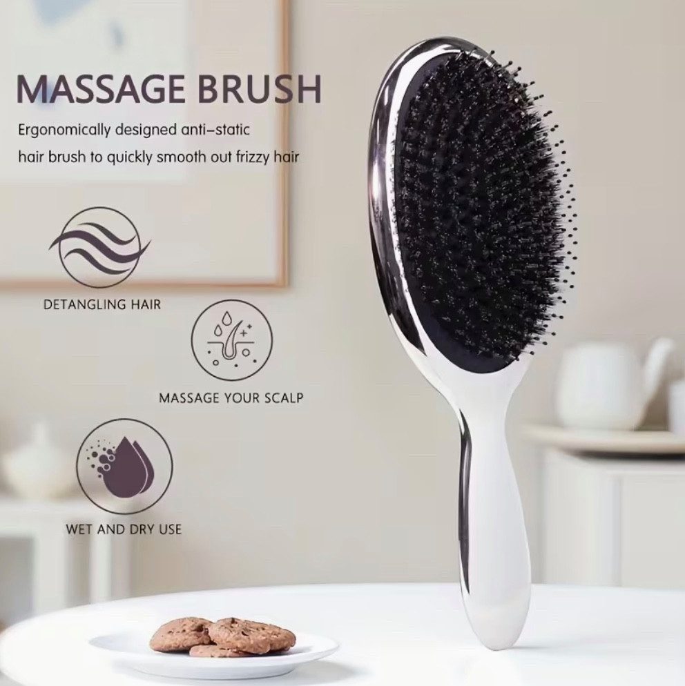 Samira Stylingbürste Curly Hair Brush Gold, Haarbürste, Locken Definieren, Entwirren,Hitzebeständig