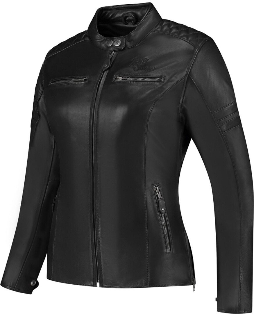 SPIDI ELLABIKE Motorradjacke Damen – Abriebfest, Mit Protektoren, Wasserdicht Optional, Deep Black