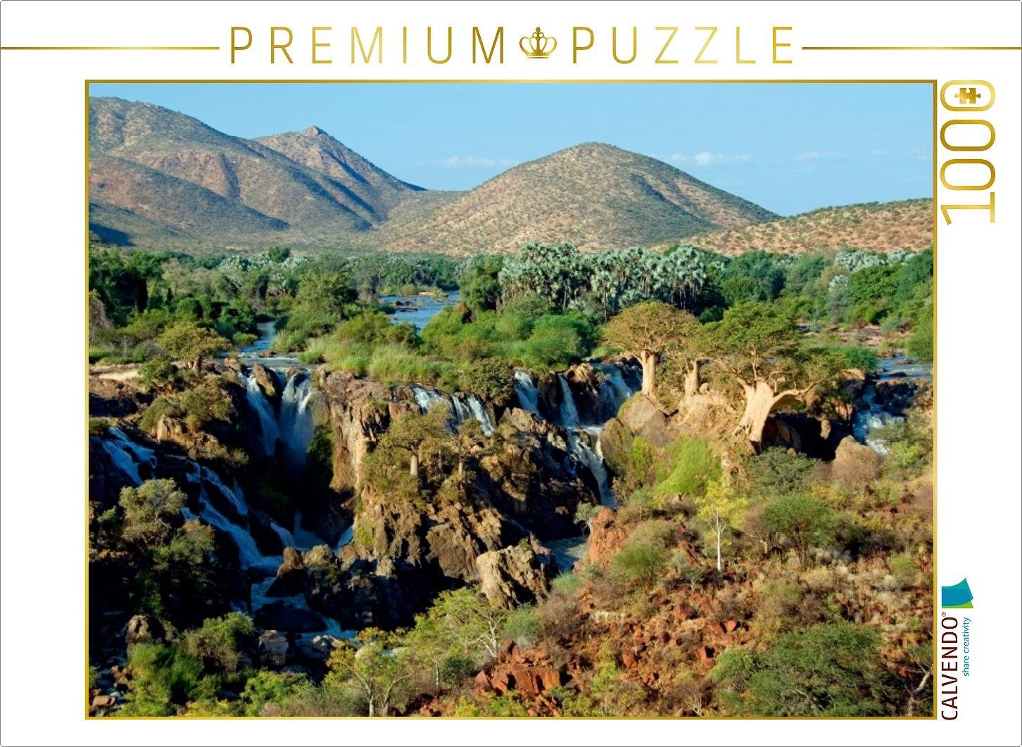 Puzzle CALVENDO Puzzle Epupa Falls 1000 Teile Lege-Größe 64 x 48 cm Foto-Puzzle Bild von Frauke Scholz