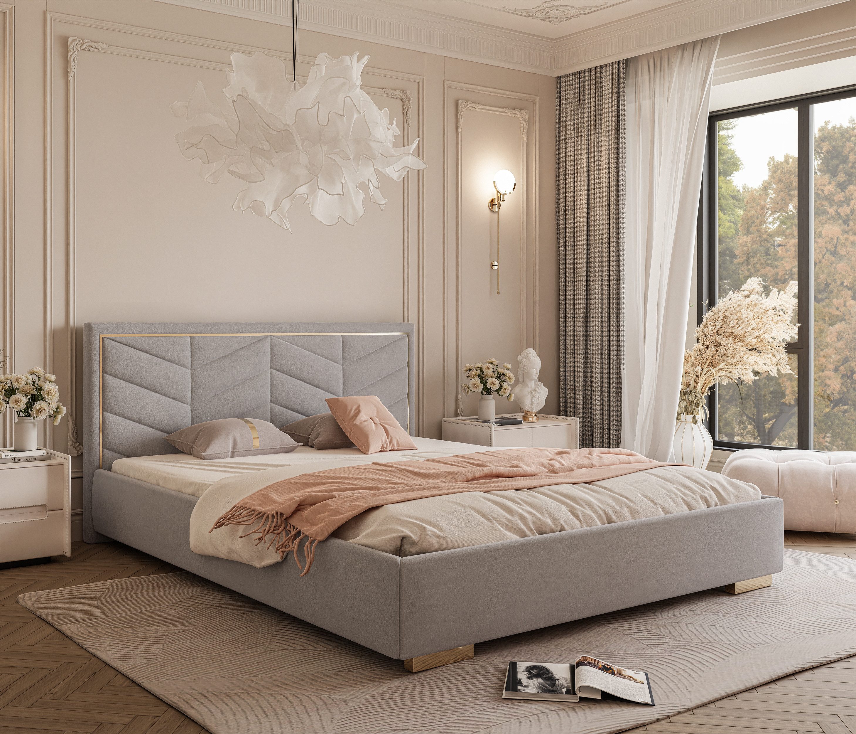 Lookway Polsterbett AURORA mit Bettkasten (mit günstig online kaufen