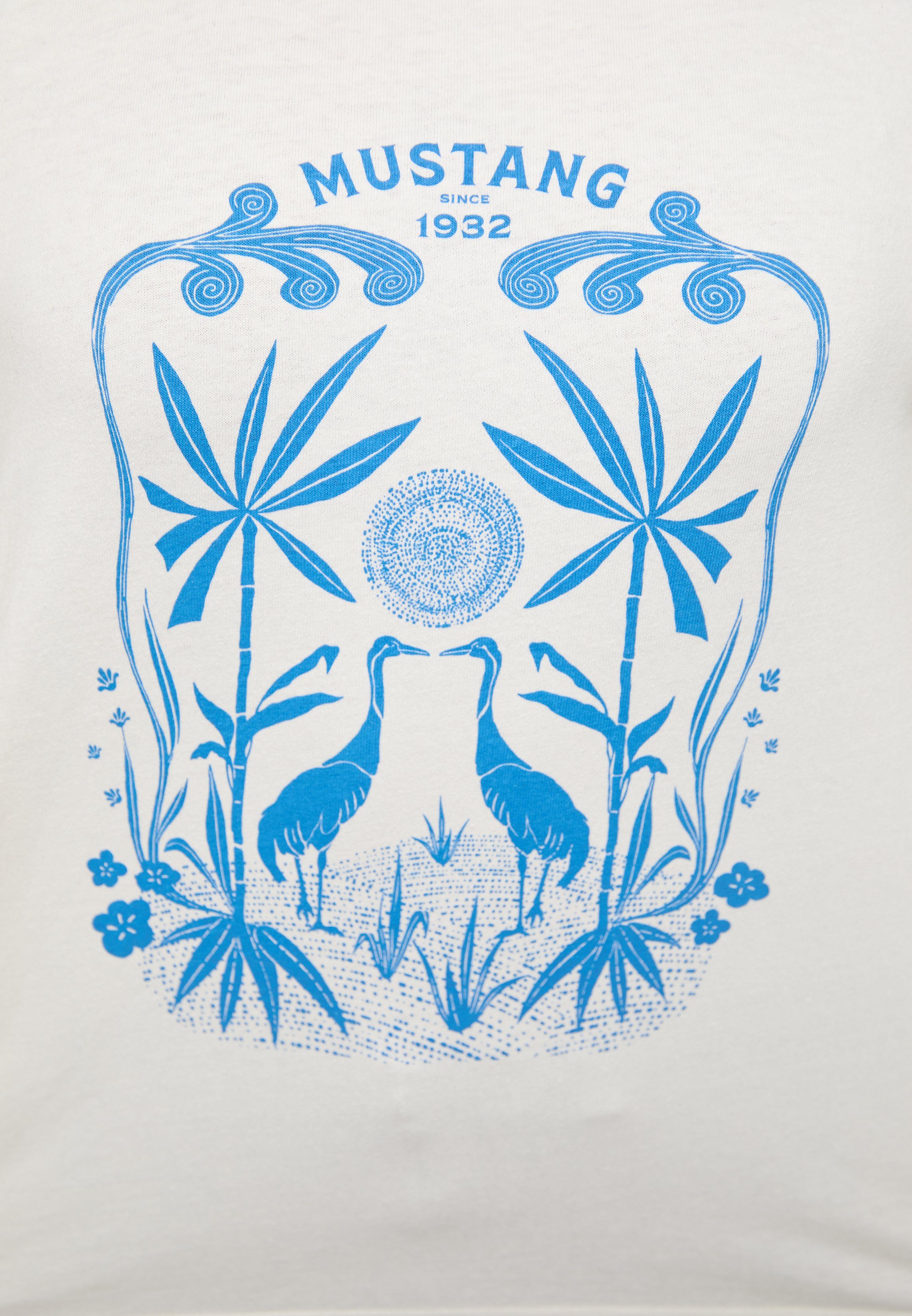 weiß Style Alina C T-Shirt MUSTANG Print