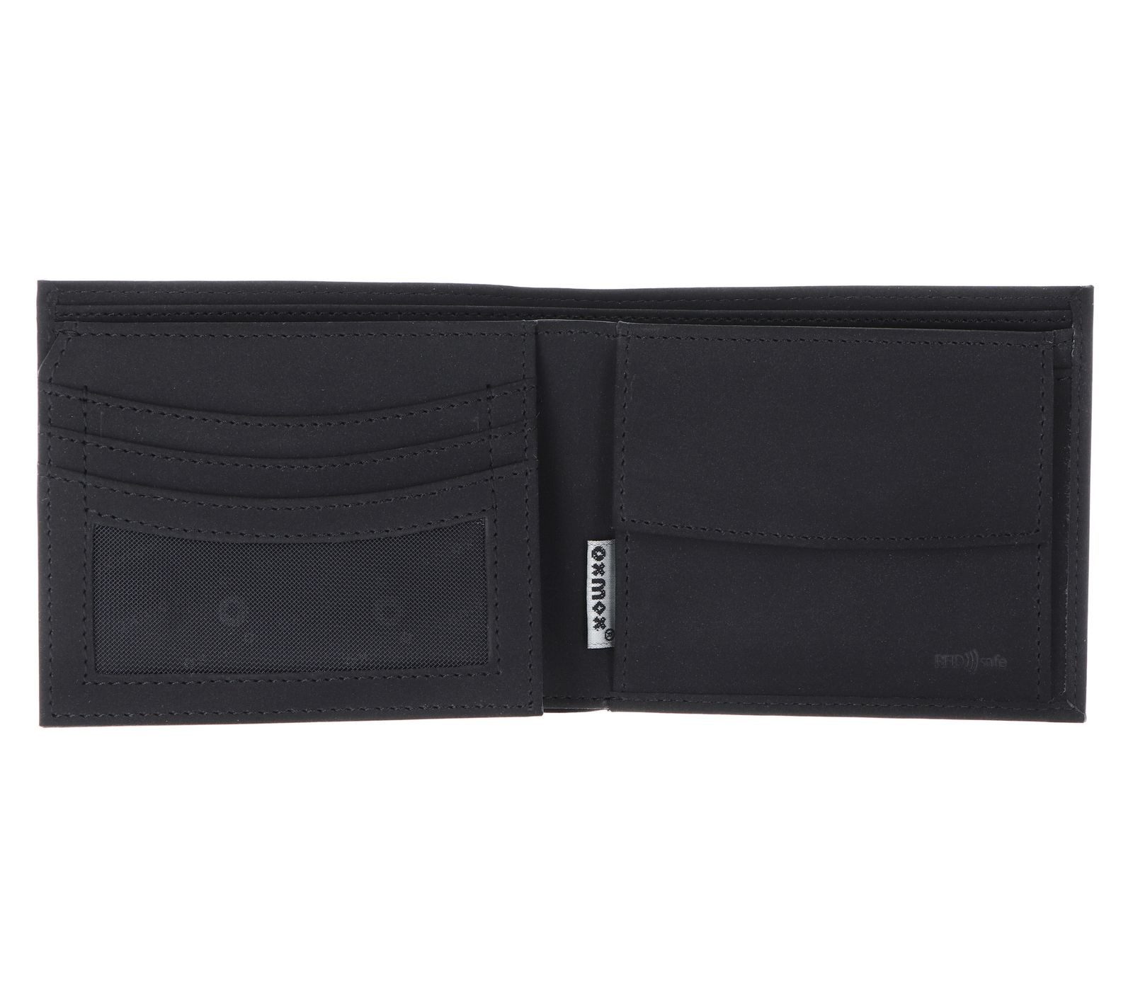 OXMOX Geldbörse Querscheinbörse, mit RFID-Blocker Schutz