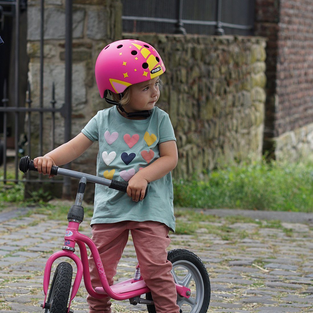 Melon Kinderfahrradhelm Unicorn XXS-S (matte), super leicht, Magnetverschluss, größenverstellbar, mehr als 50 Designs