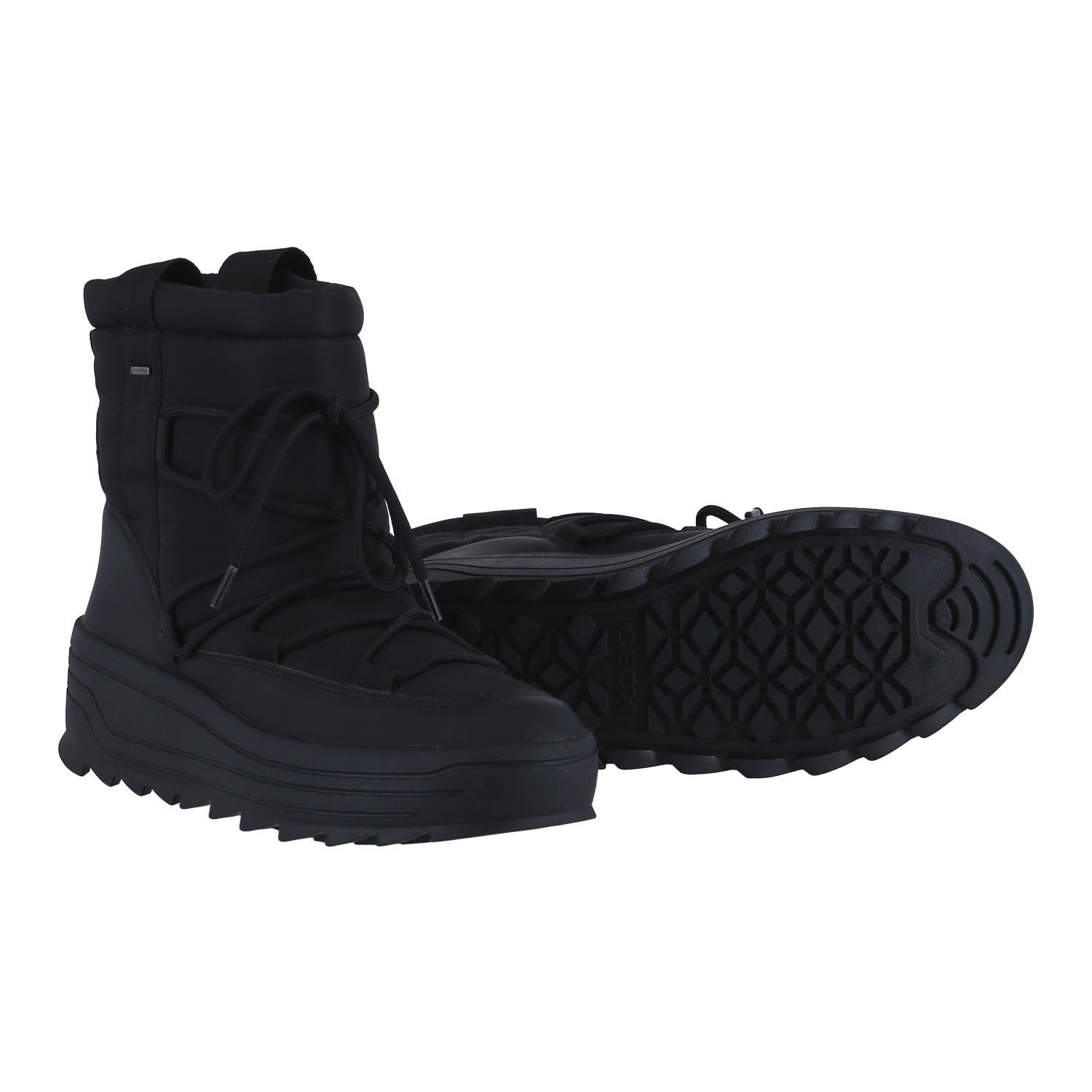 Geox Stiefelette Milleiny B ABX A (wasserdicht, warm Innenfutter) schwarz Winterstiefel