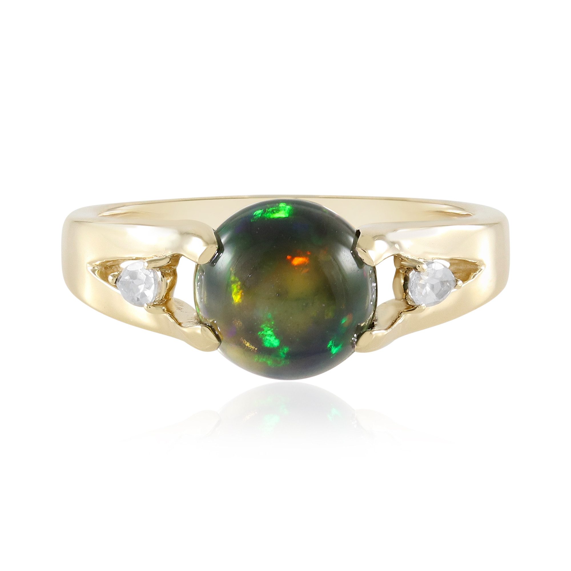 Cavill Goldring Mezezo Opal Gold Ring, Äthiopien 1,077 ct (1-tlg)