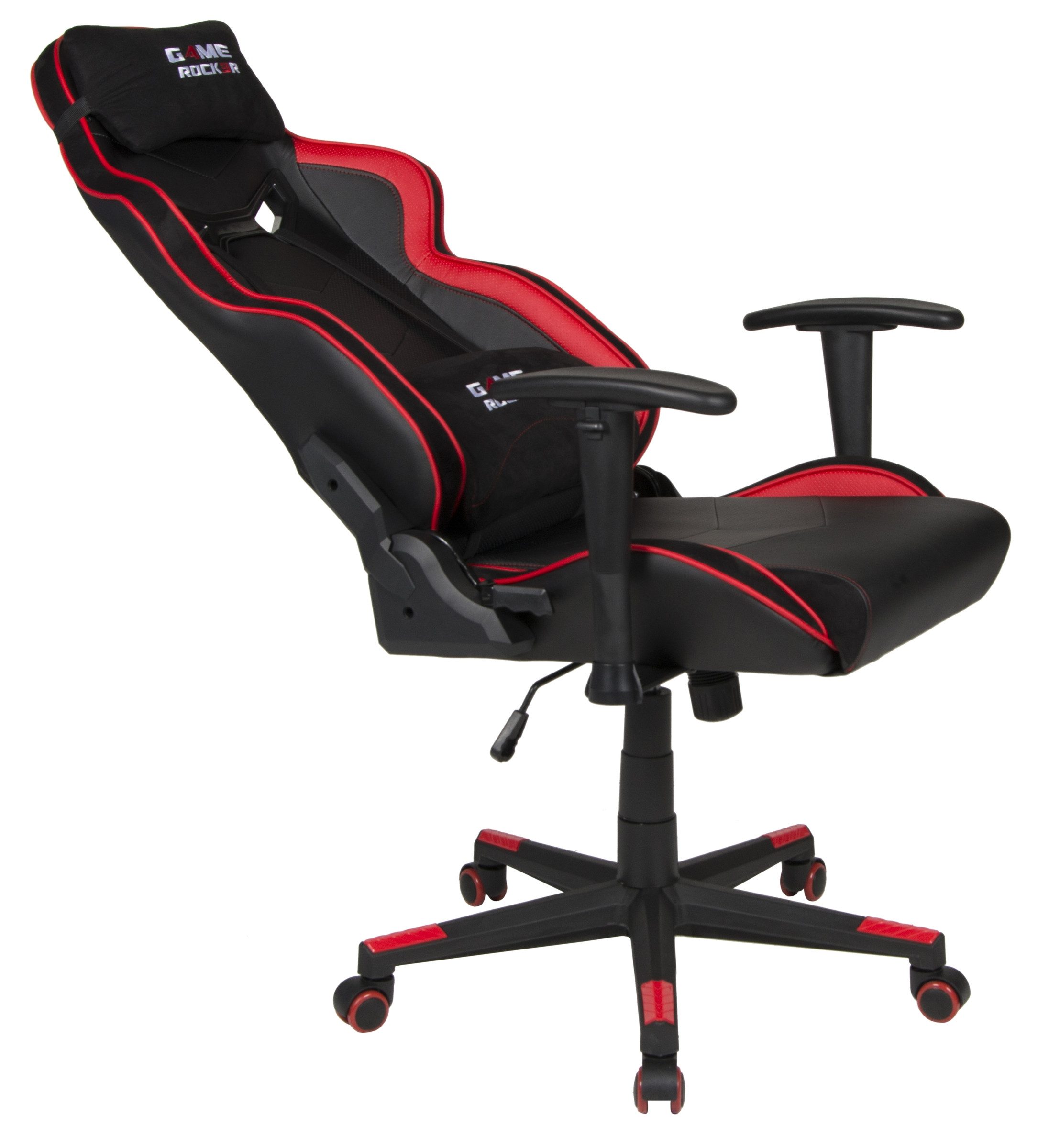 Duo Collection Gaming-Stuhl Game-Rocker, in schwarz / rot - 66x128x66cm (BxHxT)