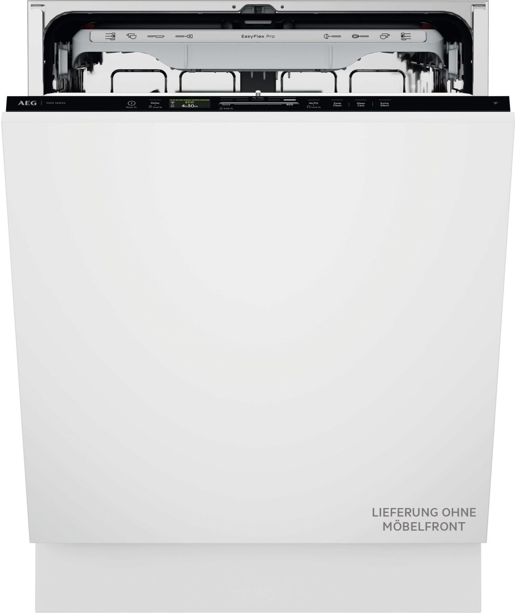 AEG vollintegrierbarer Geschirrspüler Serie 9000, 60 cm, WiFi GI9210X2CT, 14 Maßgedecke, Flüsterleise Spülmaschine 35 dB nur 8,4 l Verbrauch & EEK A-10 %