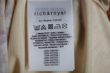 Rich & Royal Shirttop Rich & Royal 2104 420 Damen Bluse Shirt Gr. M Mehrfarbig Neu