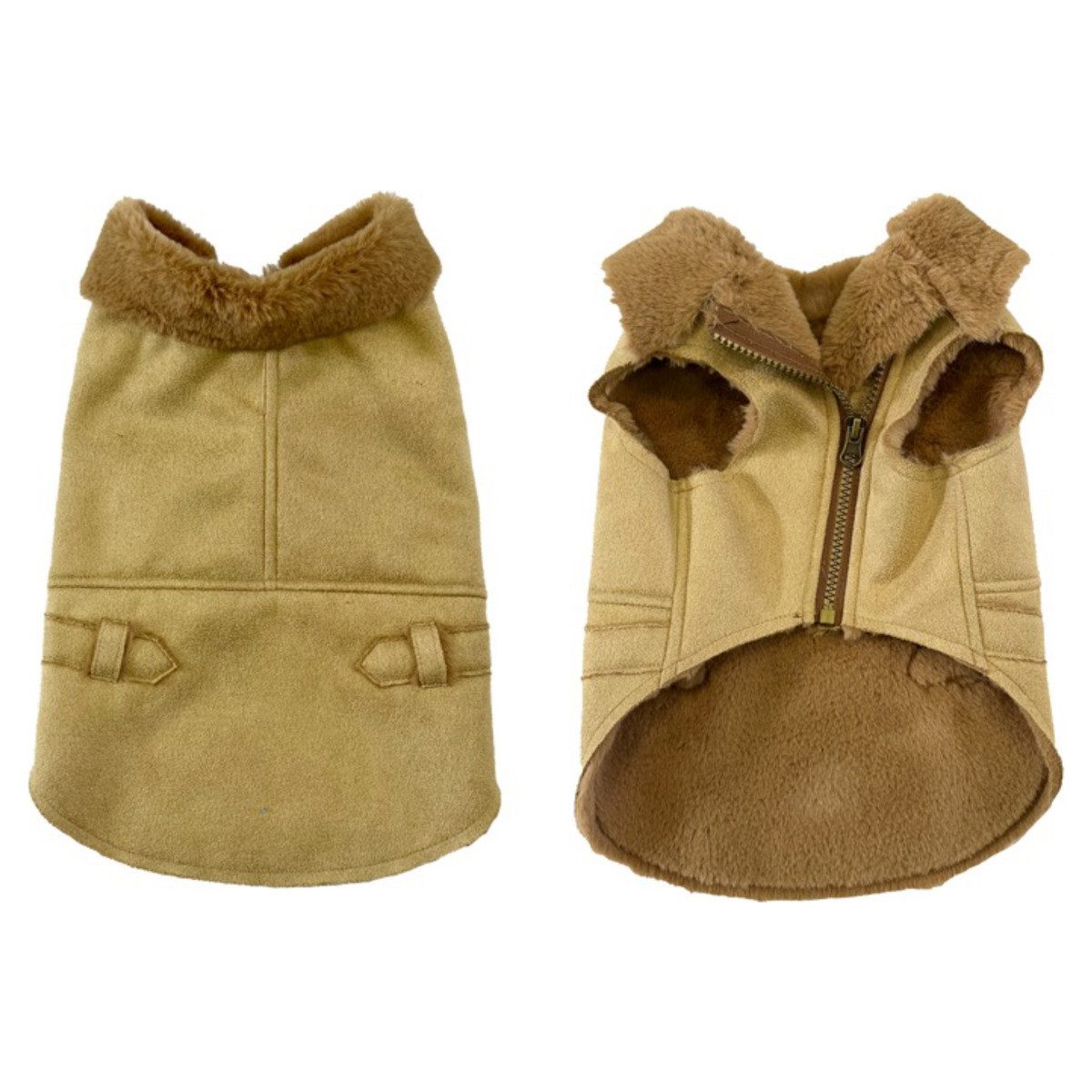DUVO+ Hundemantel Hundemantel stylisch beige