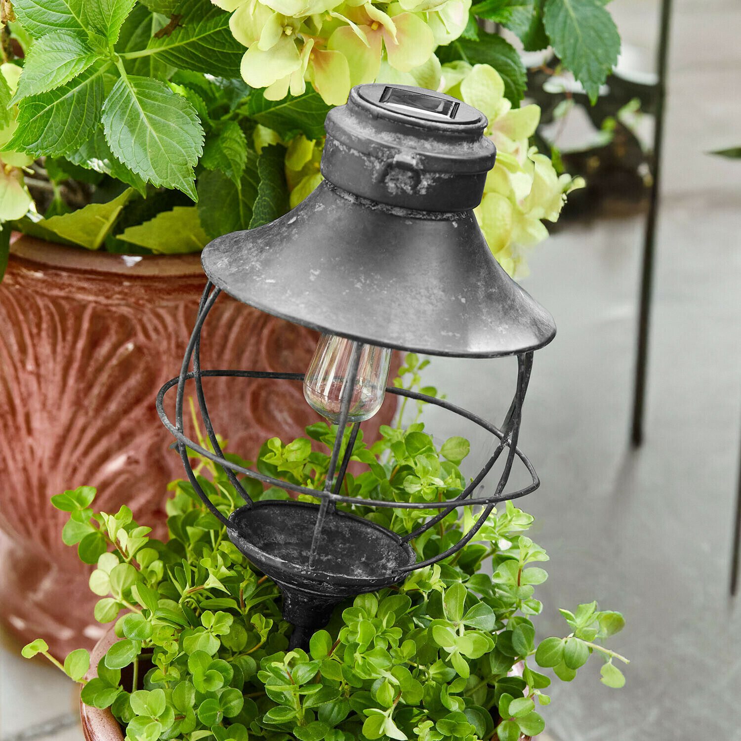 Mirabeau LED Laterne Solar-Laterne Trelonne antikschwarz