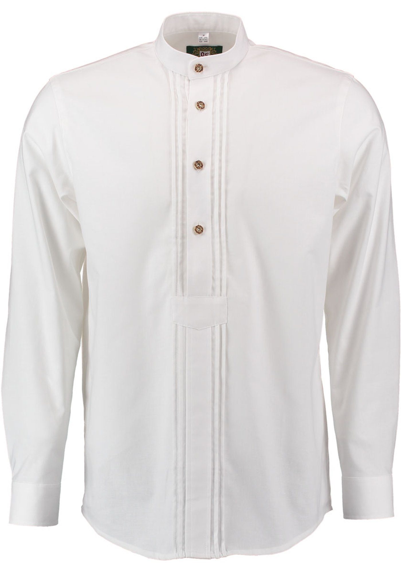 OS TRACHTEN Hemd Weiss Regular Fit Langarm Mit Blie Produktbild-Vorschau 12