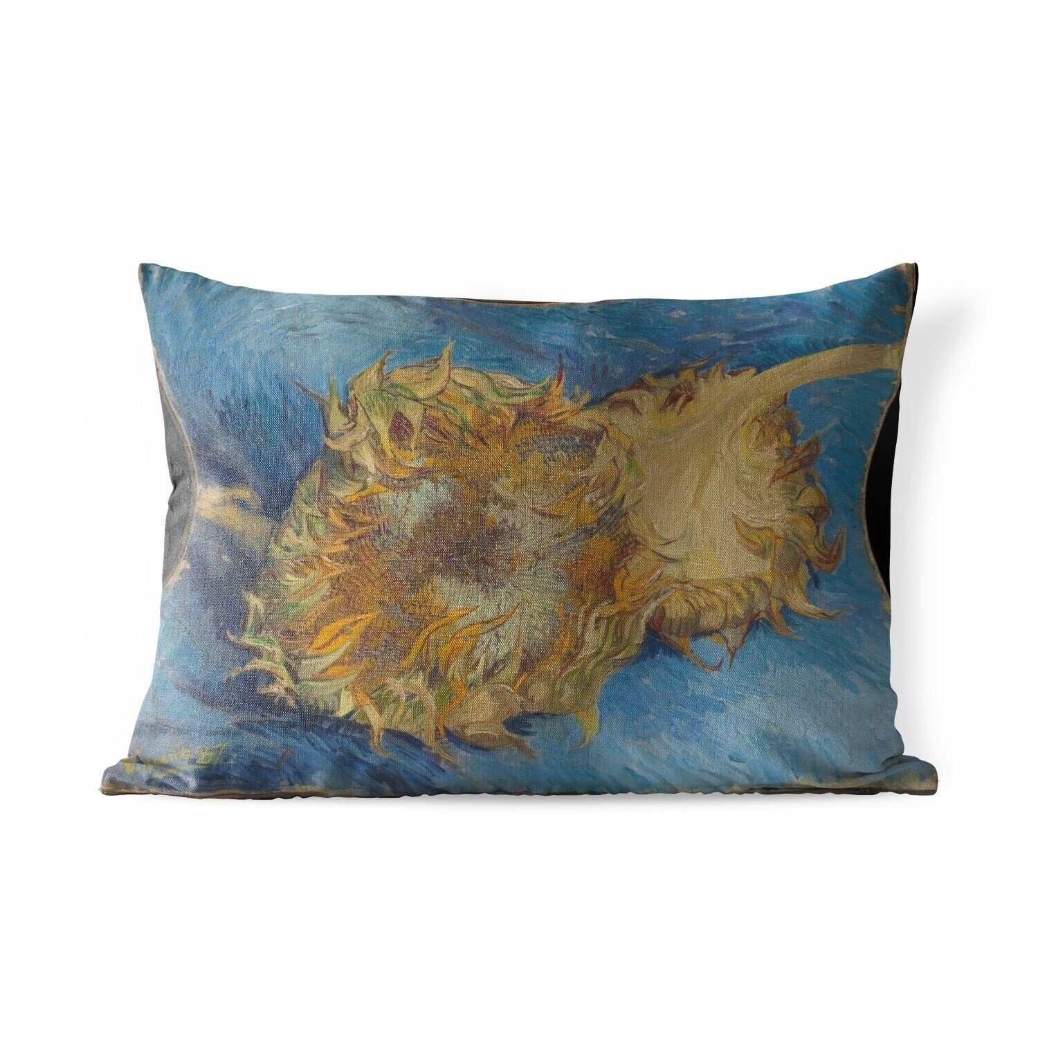 MuchoWow Dekokissen Sonnenblumen - Vincent van Gogh, Outdoor-Dekorationskissen, Polyester, Dekokissenbezug, Kissenhülle