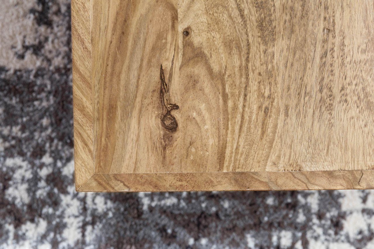 Couchtisch furnicato Massiv-Holz Wohnzimmer-Tisch Sheesham 60 MUMBAI