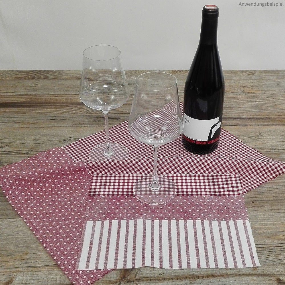 matches21 HOME & HOBBY Tischdecke Tischläufer LINA Landhaus Herz blau, 100 günstig online kaufen