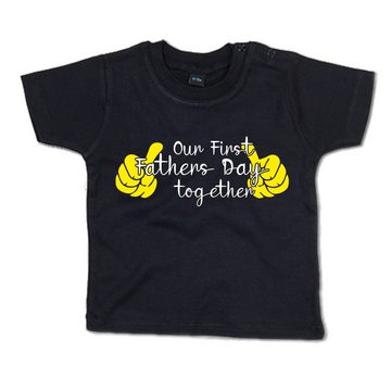 G-graphics T-Shirt Our first Father´s Day together Vater & Kind-Set zum selbst zusammenstellen, mit trendigem Frontprint, Aufdruck auf der Vorderseite, Spruch/Sprüche/Print/Motiv, für jung & alt