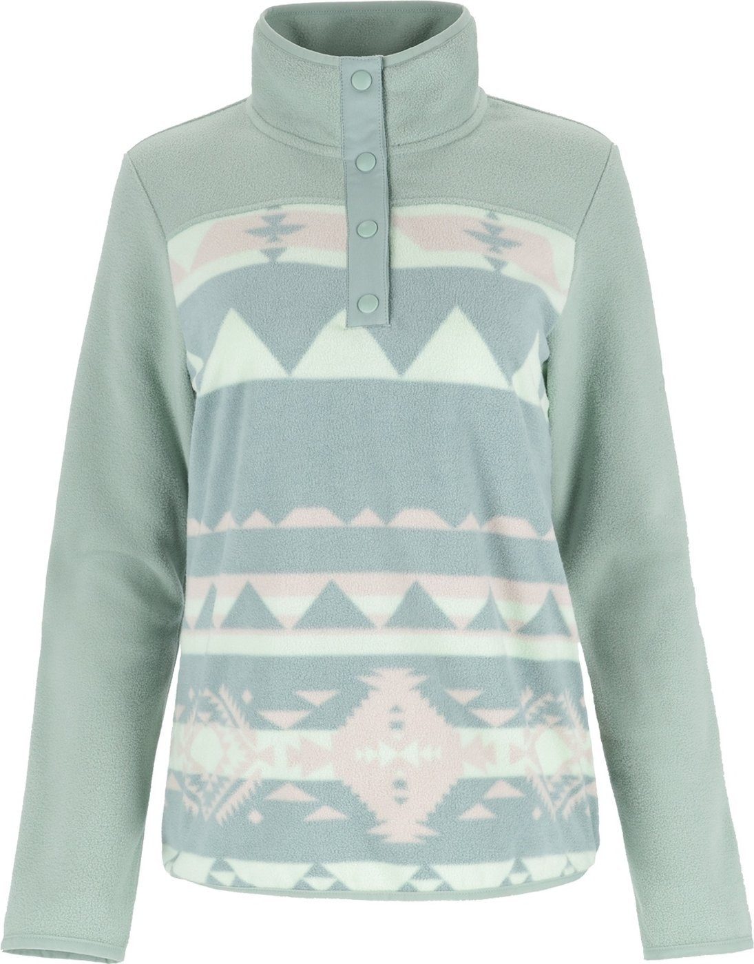 McKINLEY Funktionsjacke Da.-Pullover Lian HS W AOP/GREEN SMOKE