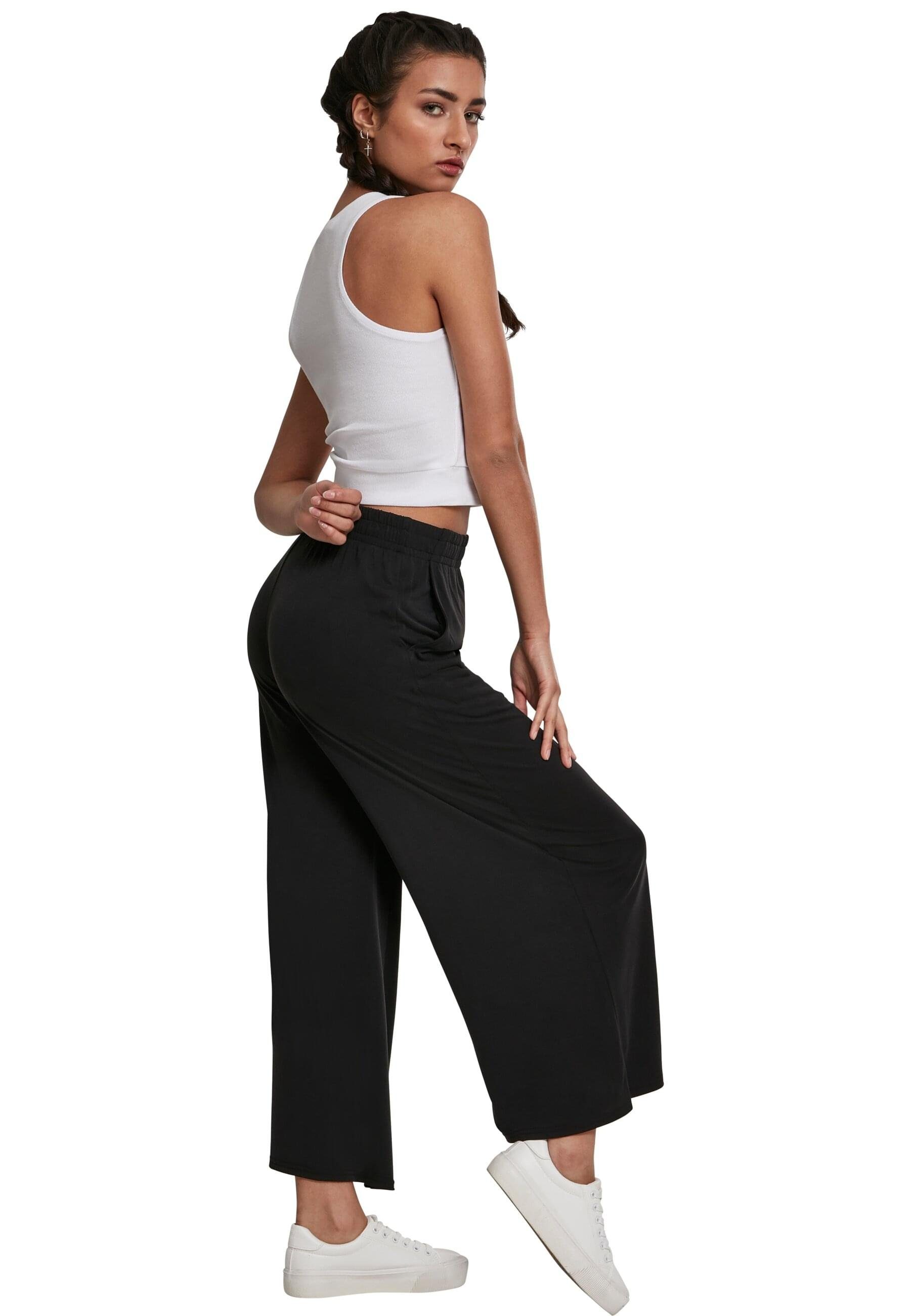 URBAN Modal Jeans Bequeme Damen (1-tlg) CLASSICS black Ladies Culotte
