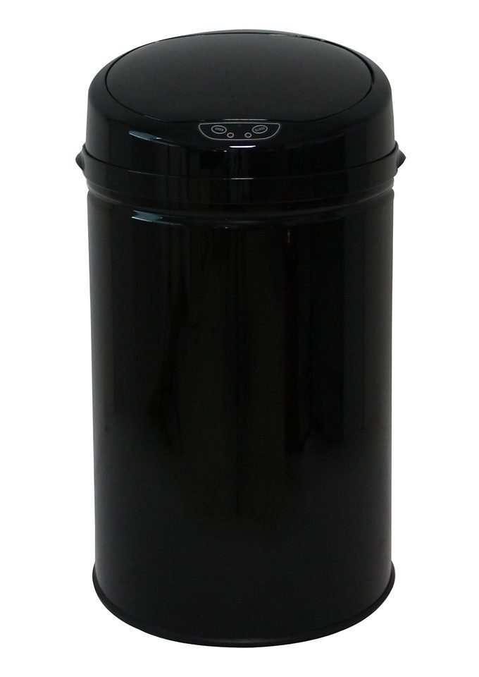 ECHTWERK Mülleimer INOX BLACK, Infrarot-Sensor, Korpus aus Edelstahl, Fassungsvermögen 30 Liter