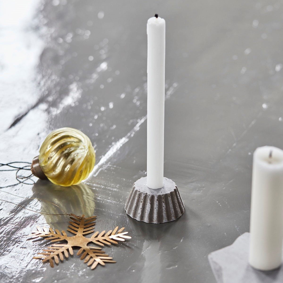 House Doctor Подсвечник Подсвечник MOLD BAKE S Grau