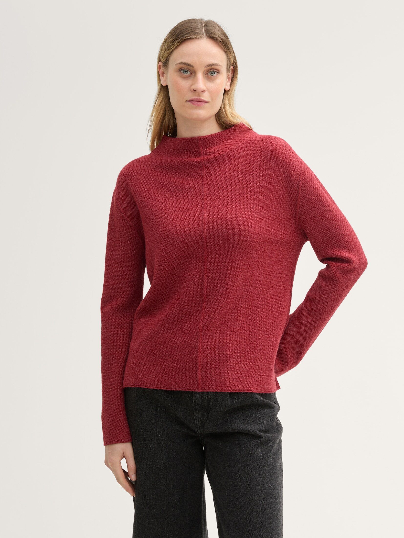 Strickpullover Strickpullover mit LENZING™ ECOVERO™