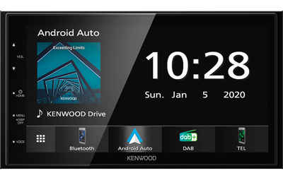 KENWOOD DMX5020DABS 2-DIN Moniceiver DAB+ Android Apple Car Autoradio (Digitalradio (DAB), 45,00 W, Bluetooth, USB, Anschluss Rückfahrkamera, geringe Einbautiefe, 3 PreOut)